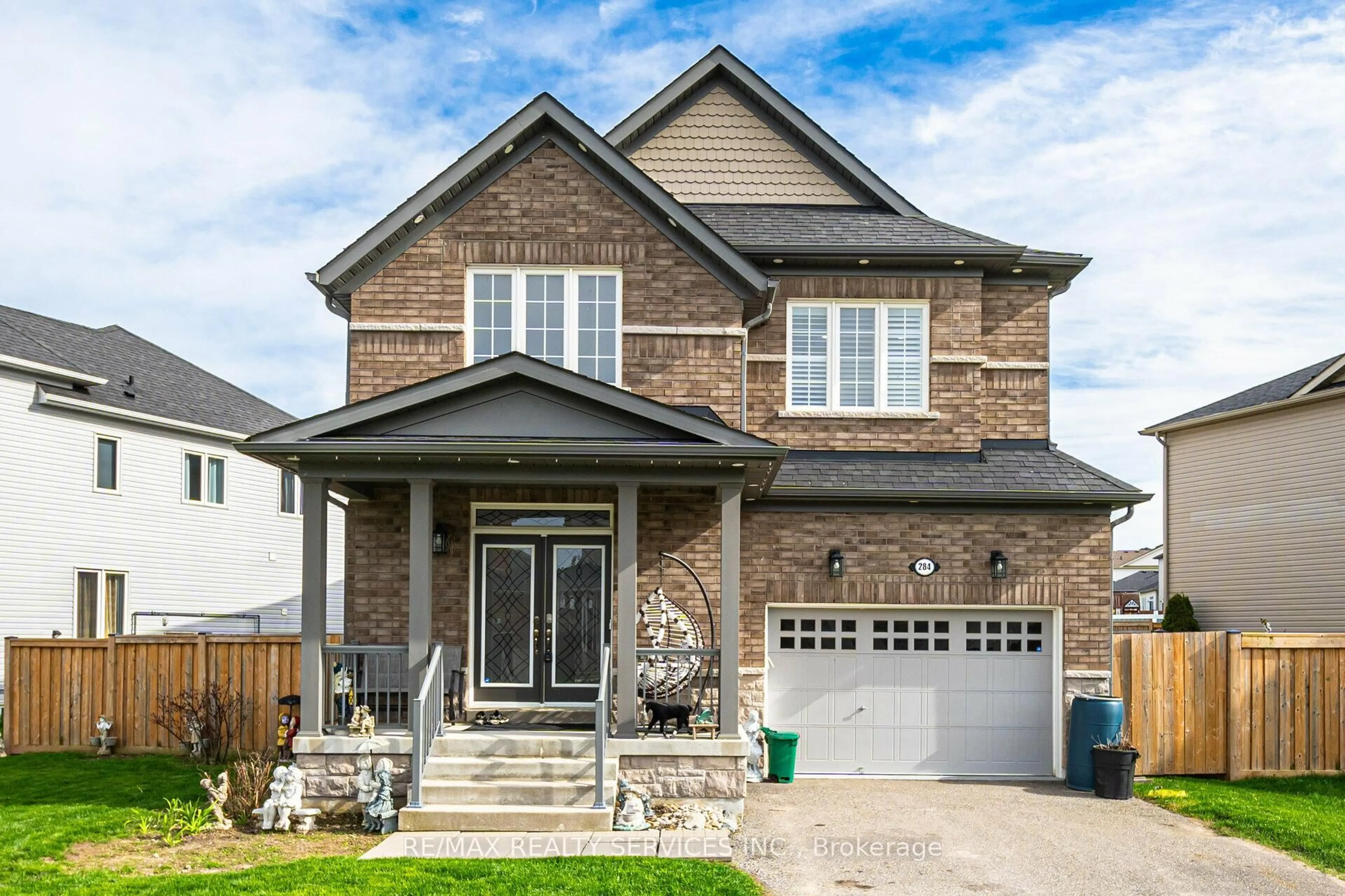 Home with brick exterior material, street for 284 Johnson Dr, Shelburne Ontario L9V 3V4