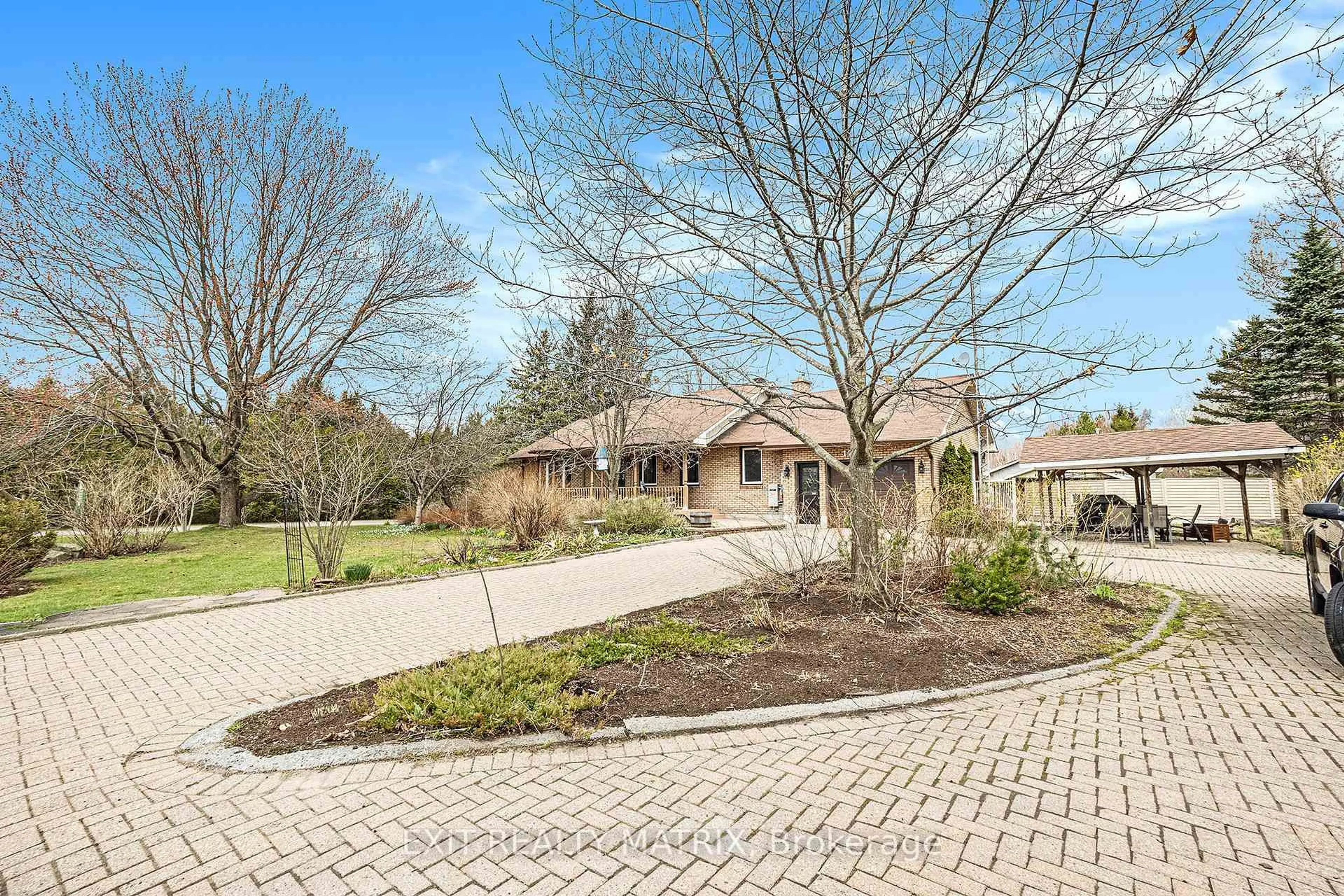 A pic from outside/outdoor area/front of a property/back of a property/a pic from drone, street for 1250 Route 500 Rte, The Nation Ontario K0A 1M0