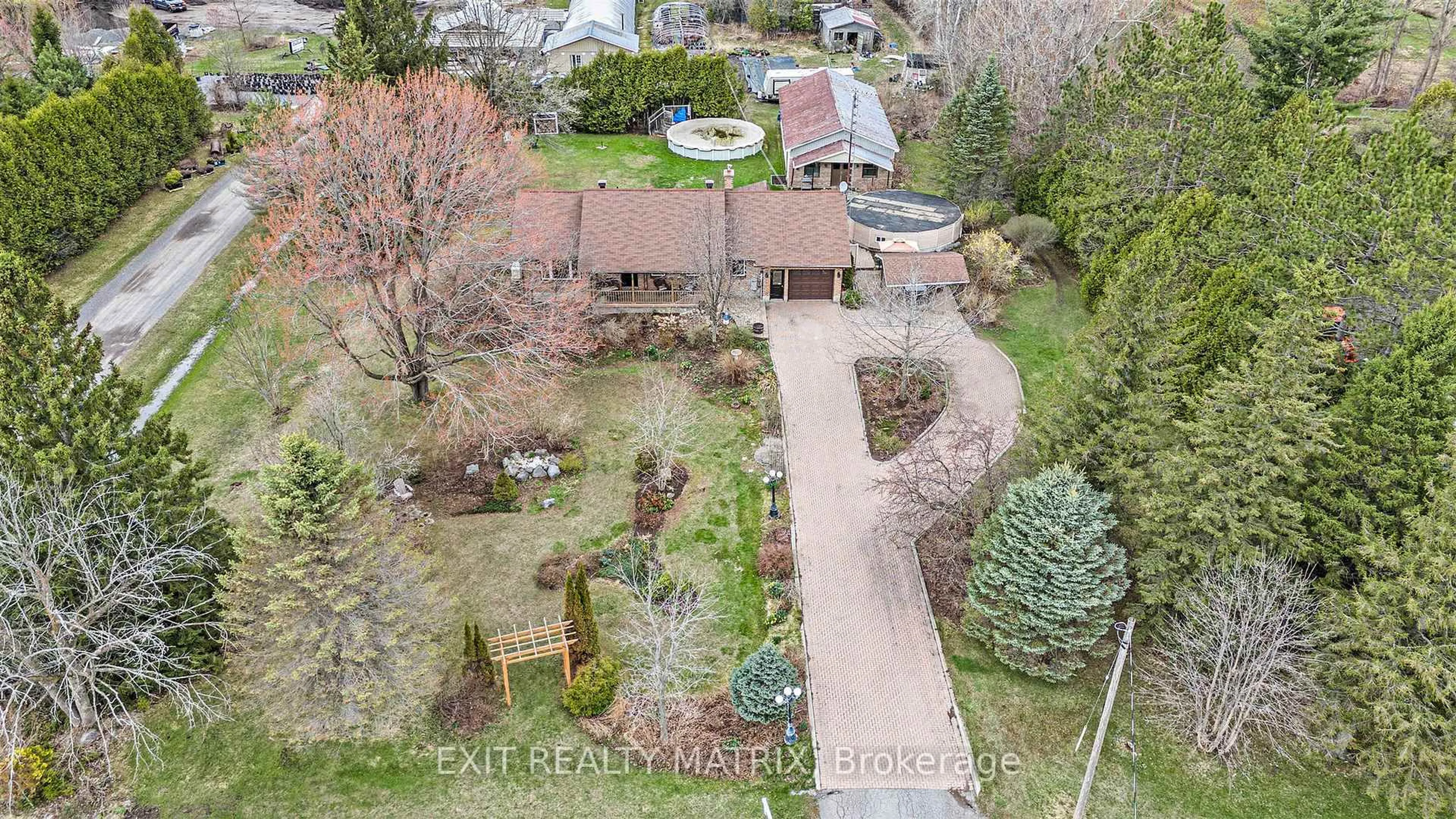A pic from outside/outdoor area/front of a property/back of a property/a pic from drone, street for 1250 Route 500 Rte, The Nation Ontario K0A 1M0