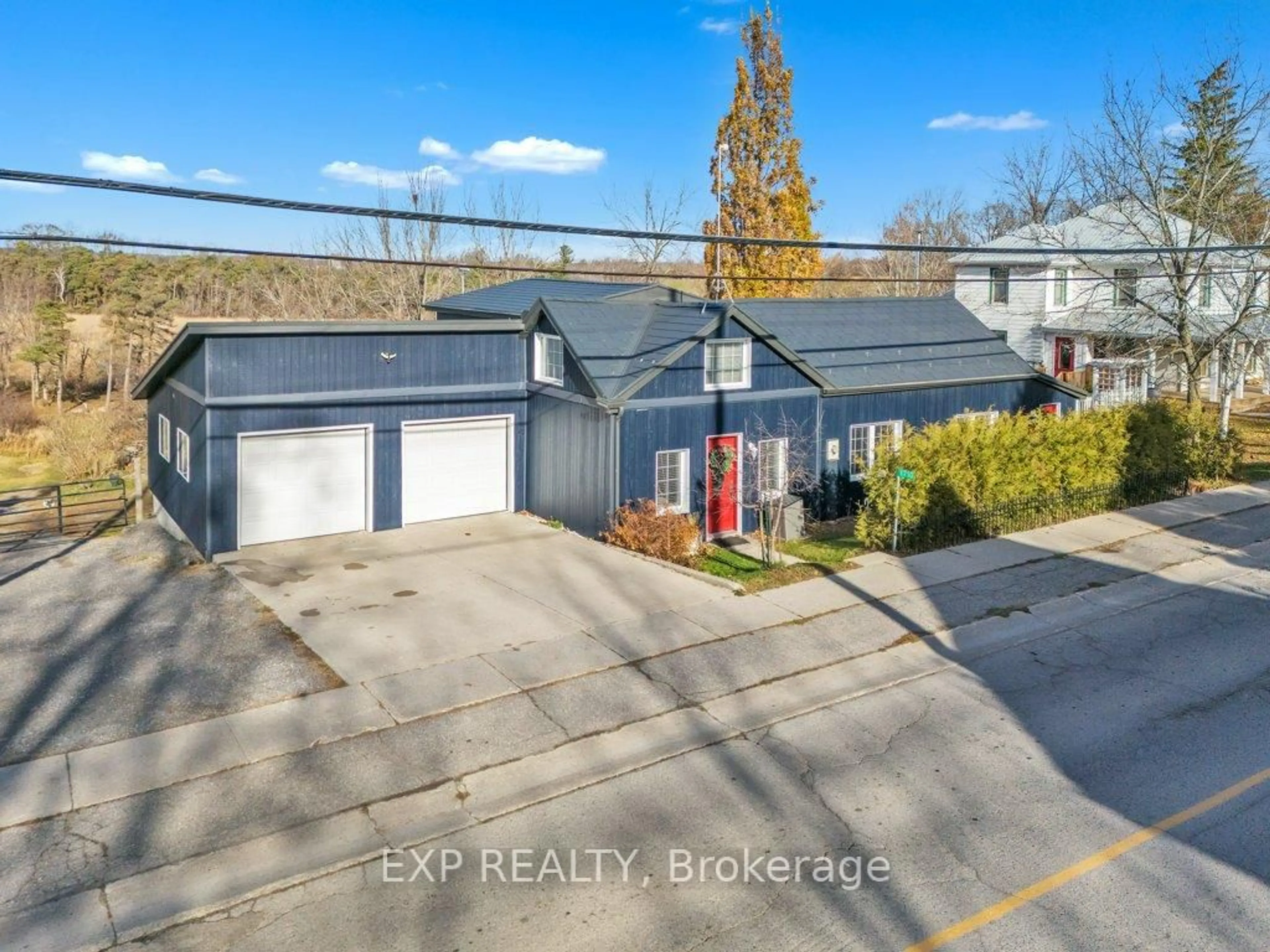 A pic from outside/outdoor area/front of a property/back of a property/a pic from drone, street for 1710 County Road 10 N/A, Prince Edward County Ontario K0K 1P0