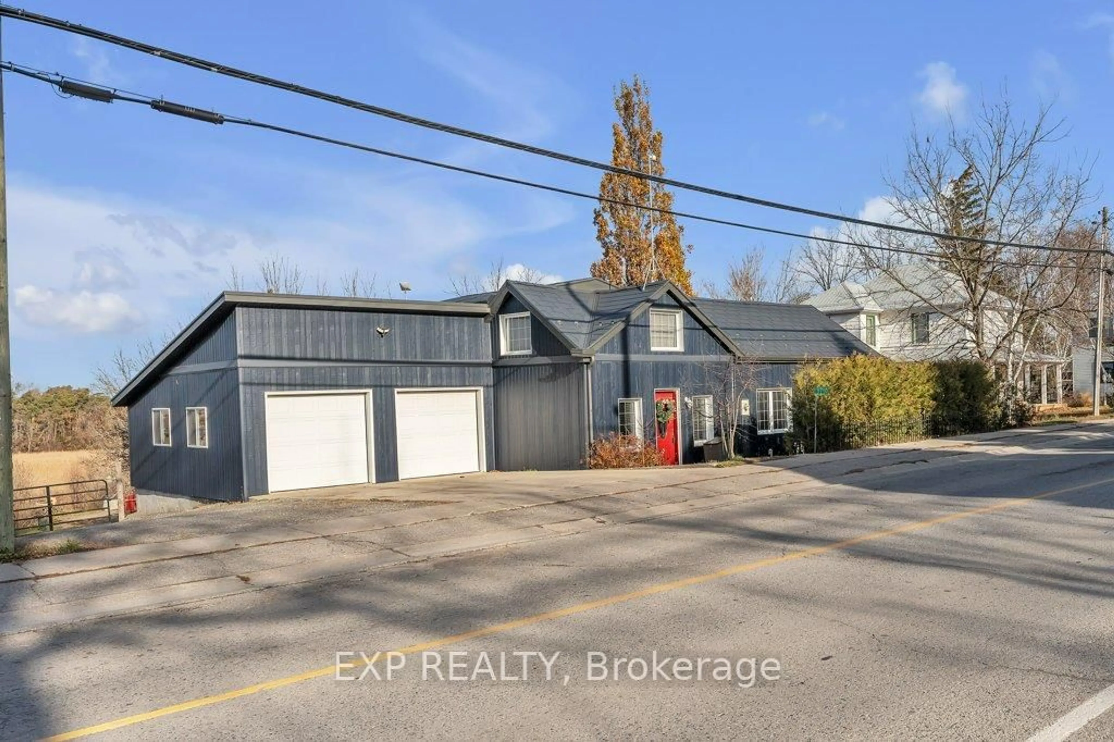 A pic from outside/outdoor area/front of a property/back of a property/a pic from drone, building for 1710 County Road 10 N/A, Prince Edward County Ontario K0K 1P0