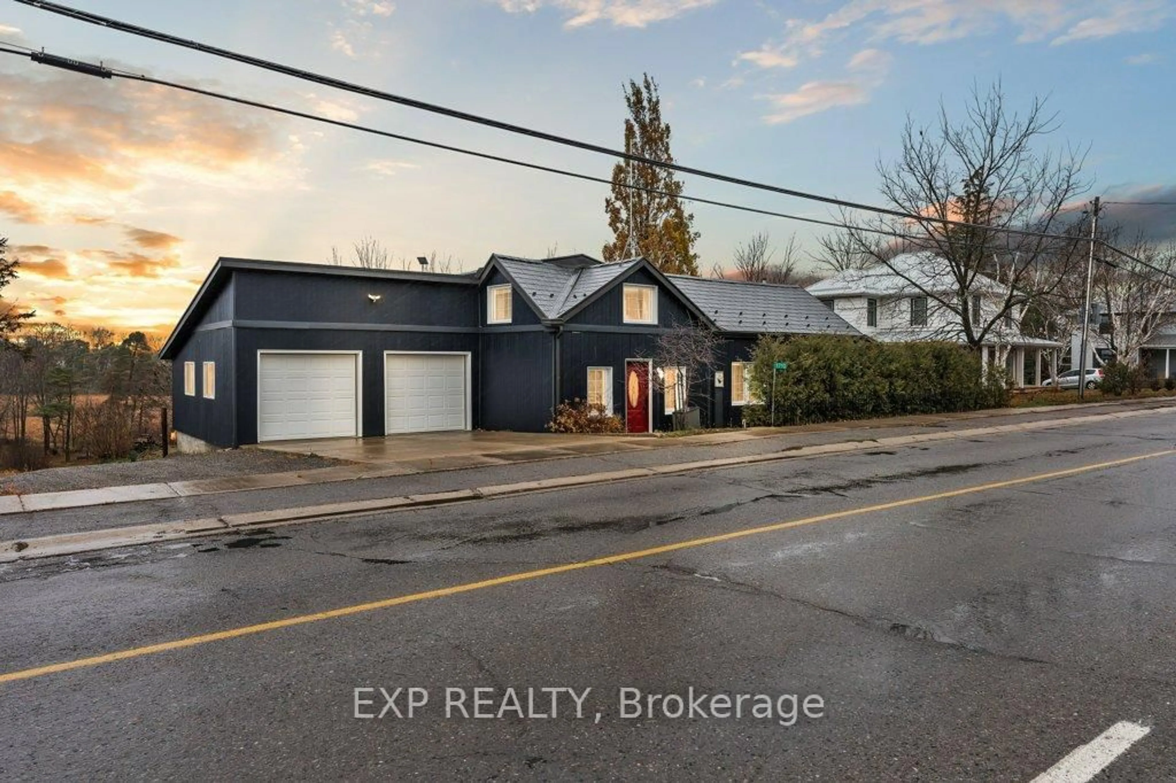 A pic from outside/outdoor area/front of a property/back of a property/a pic from drone, street for 1710 County Road 10 N/A, Prince Edward County Ontario K0K 1P0
