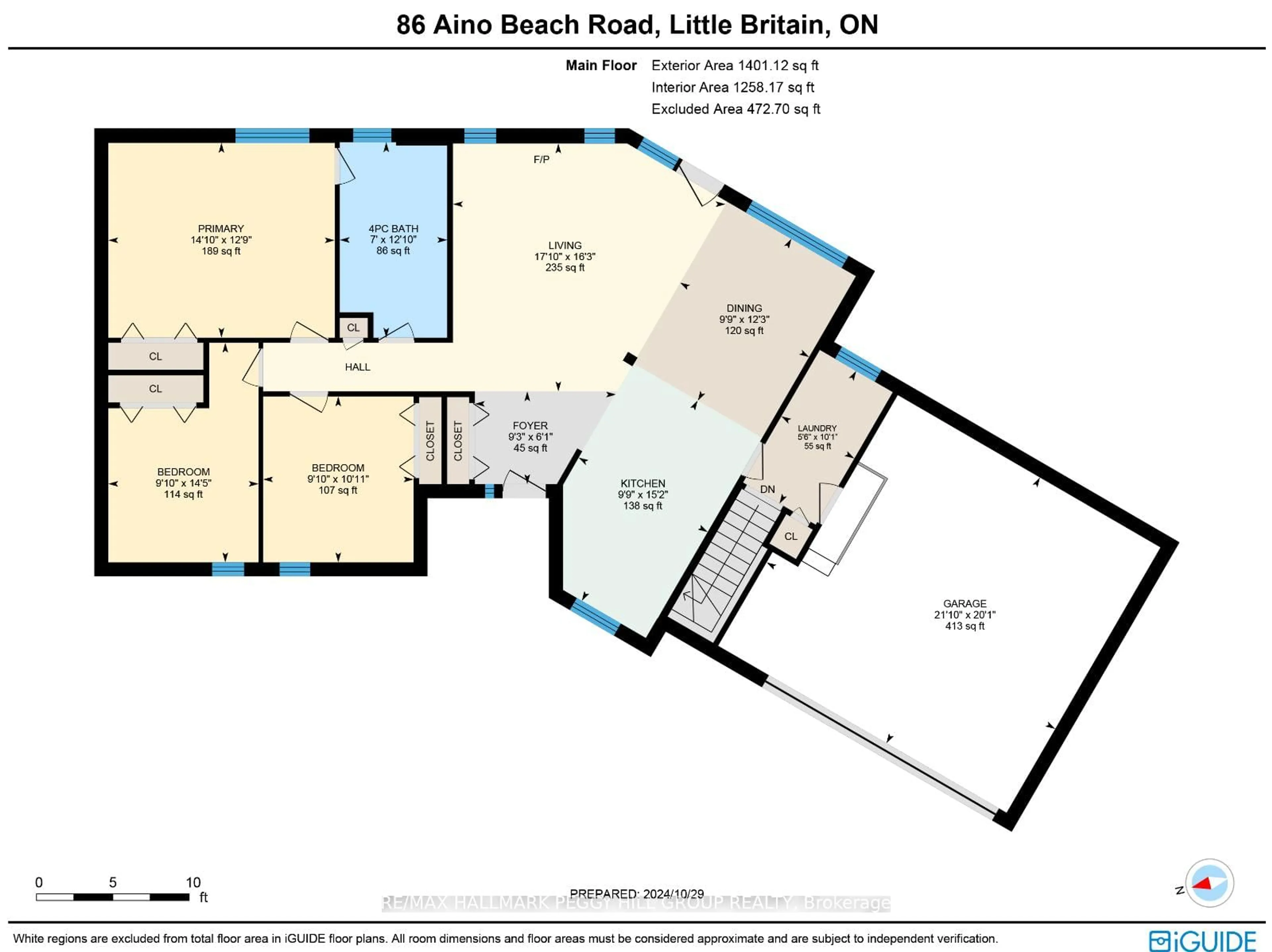 Floor plan for 86 Aino Beach Rd, Kawartha Lakes Ontario K0M 2C0