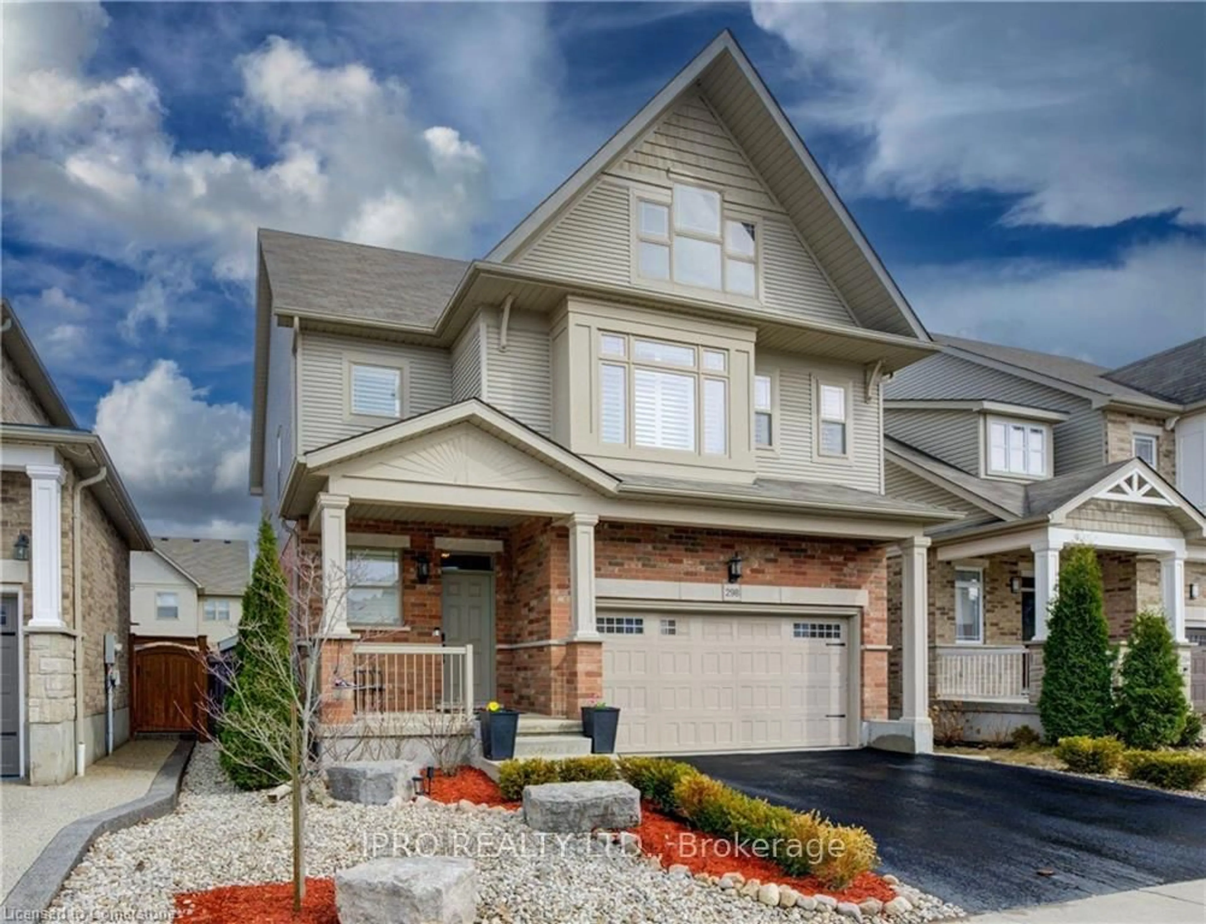Home with brick exterior material, street for 298 Tremaine Cres, Kitchener Ontario N2A 4L8