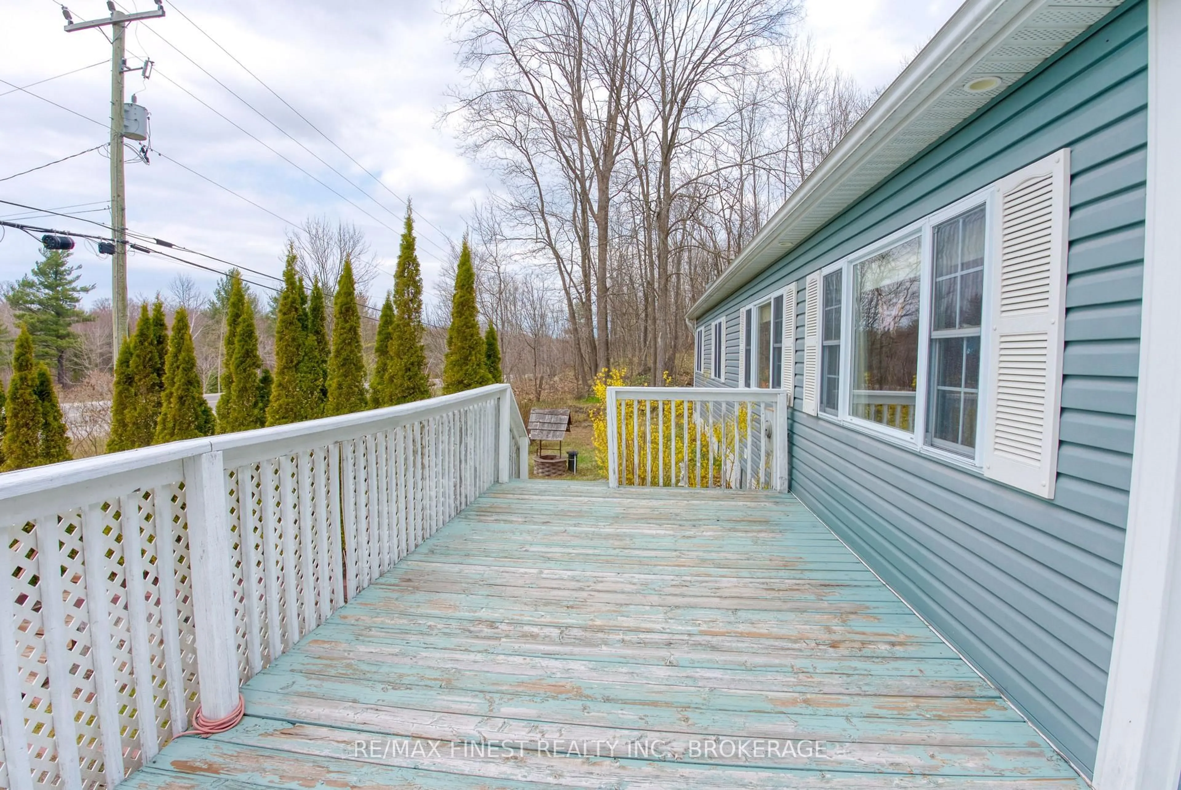 Patio, water/lake/river/ocean view for 13698 Road 38 N/A, Sharbot Lake Ontario K0H 2P0
