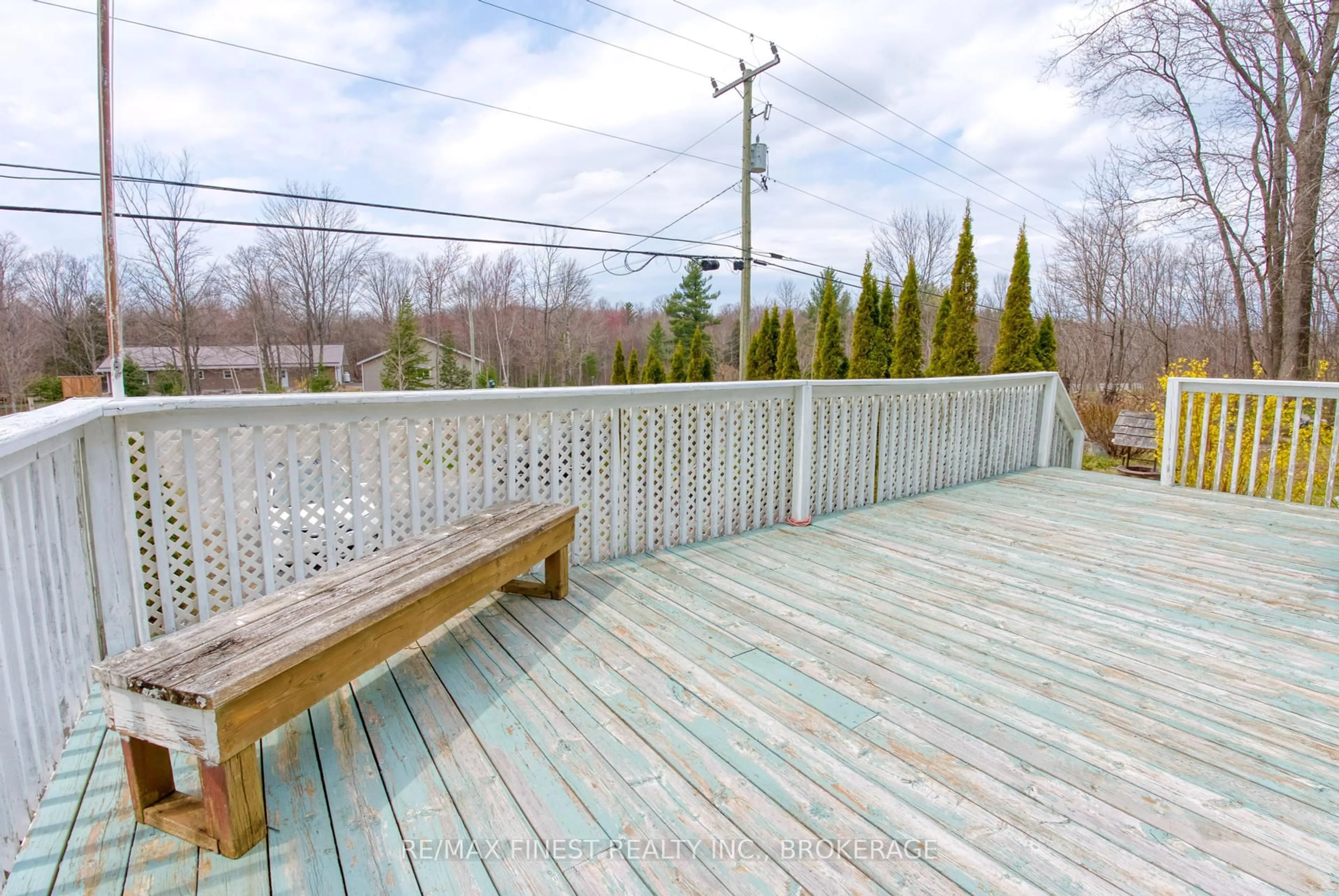 Patio, water/lake/river/ocean view for 13698 Road 38 N/A, Sharbot Lake Ontario K0H 2P0
