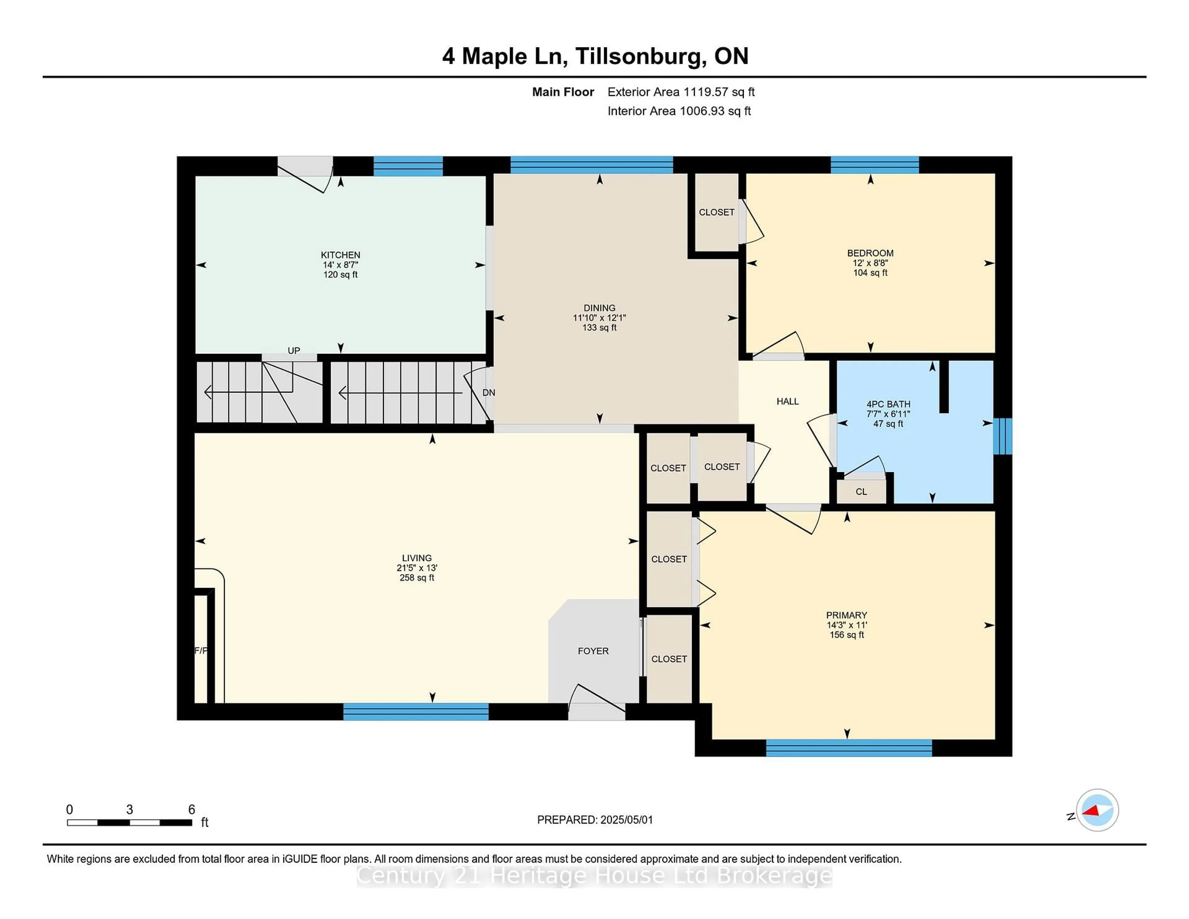 Floor plan for 4 Maple Lane, Tillsonburg Ontario N4G 2Y6