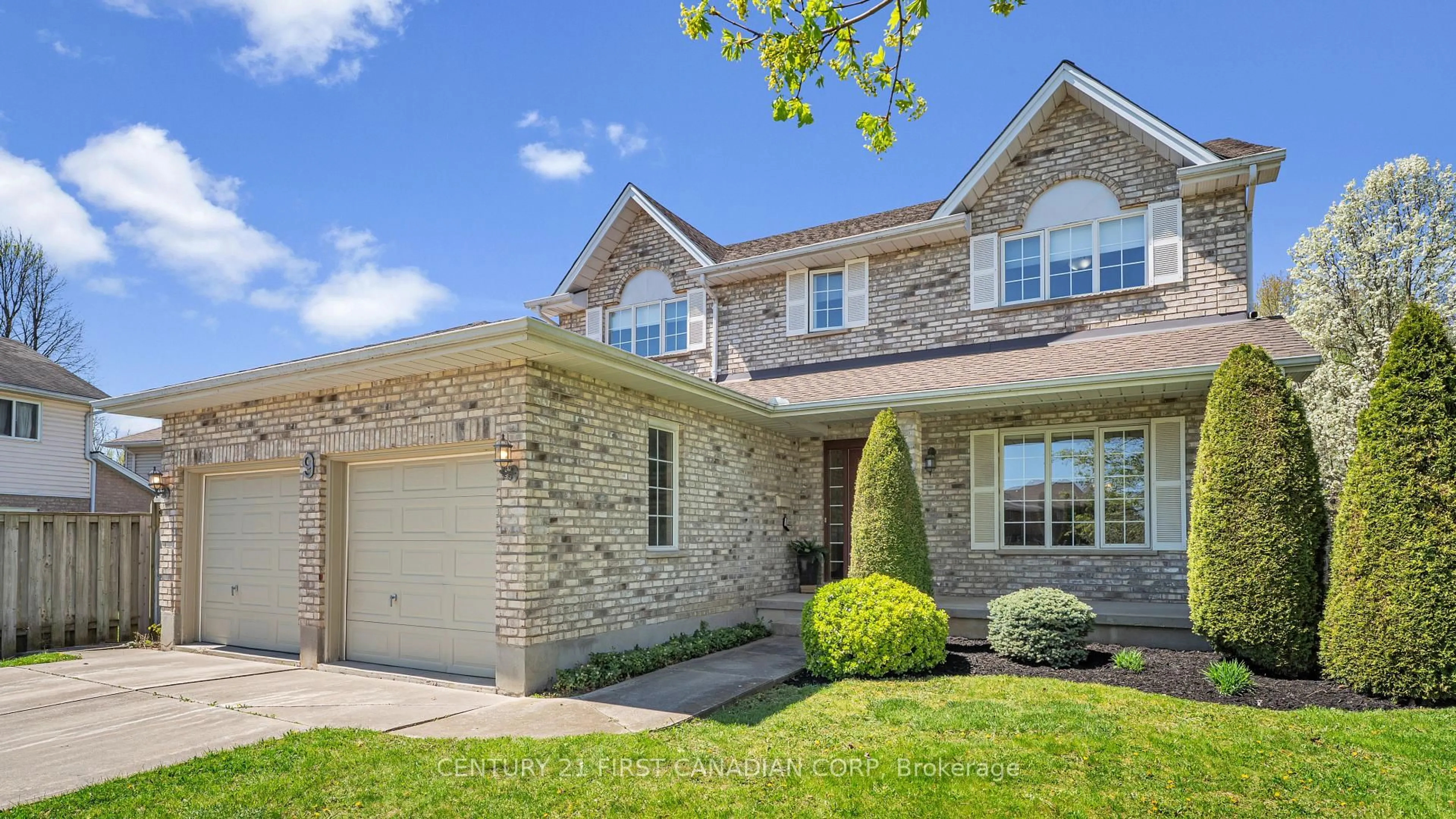 Home with brick exterior material, street for 9 Deborah Dr, Strathroy Caradoc Ontario N7G 4C2
