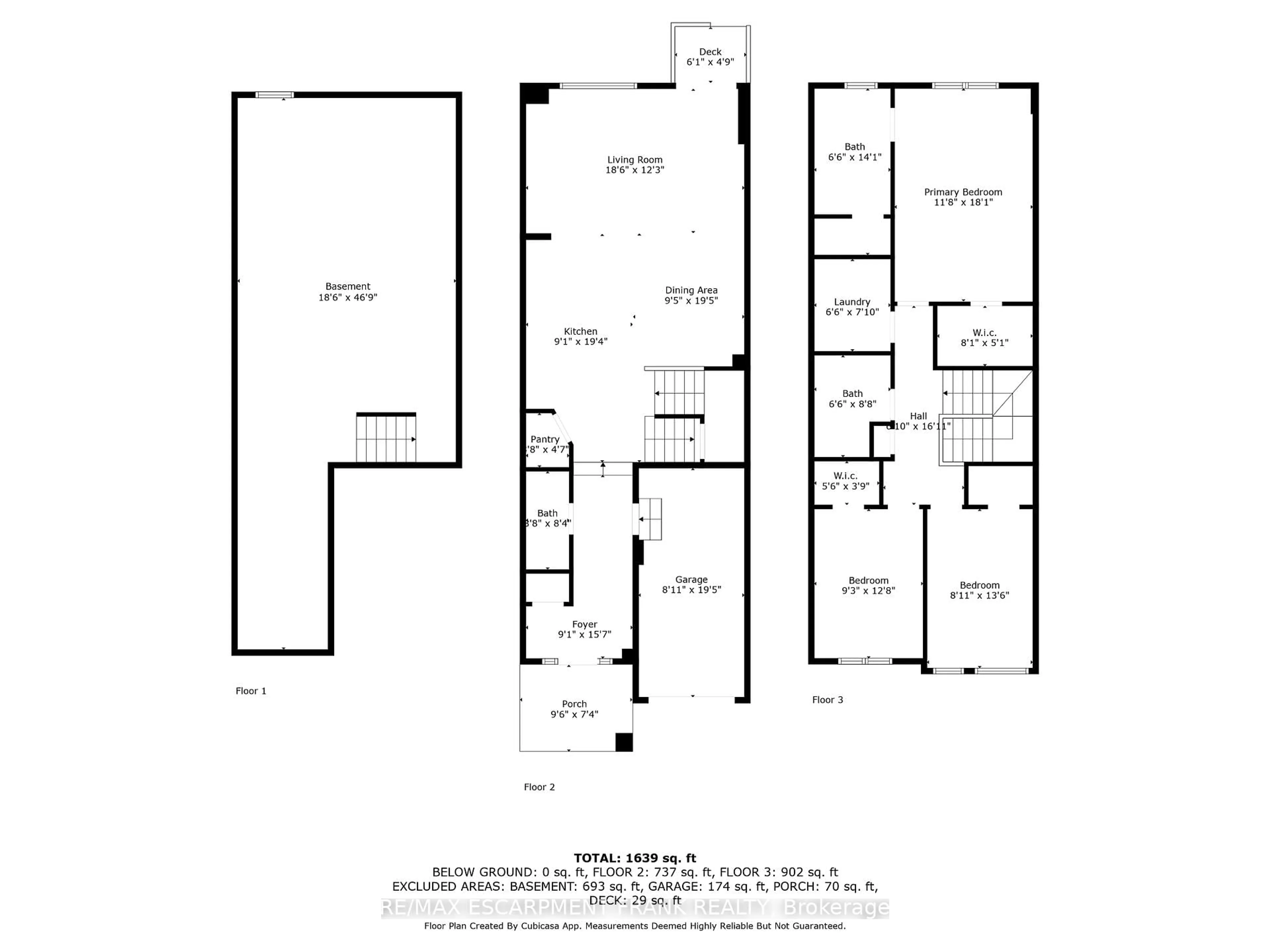 Floor plan for 237 Lormont Blvd, Hamilton Ontario L8J 0K2