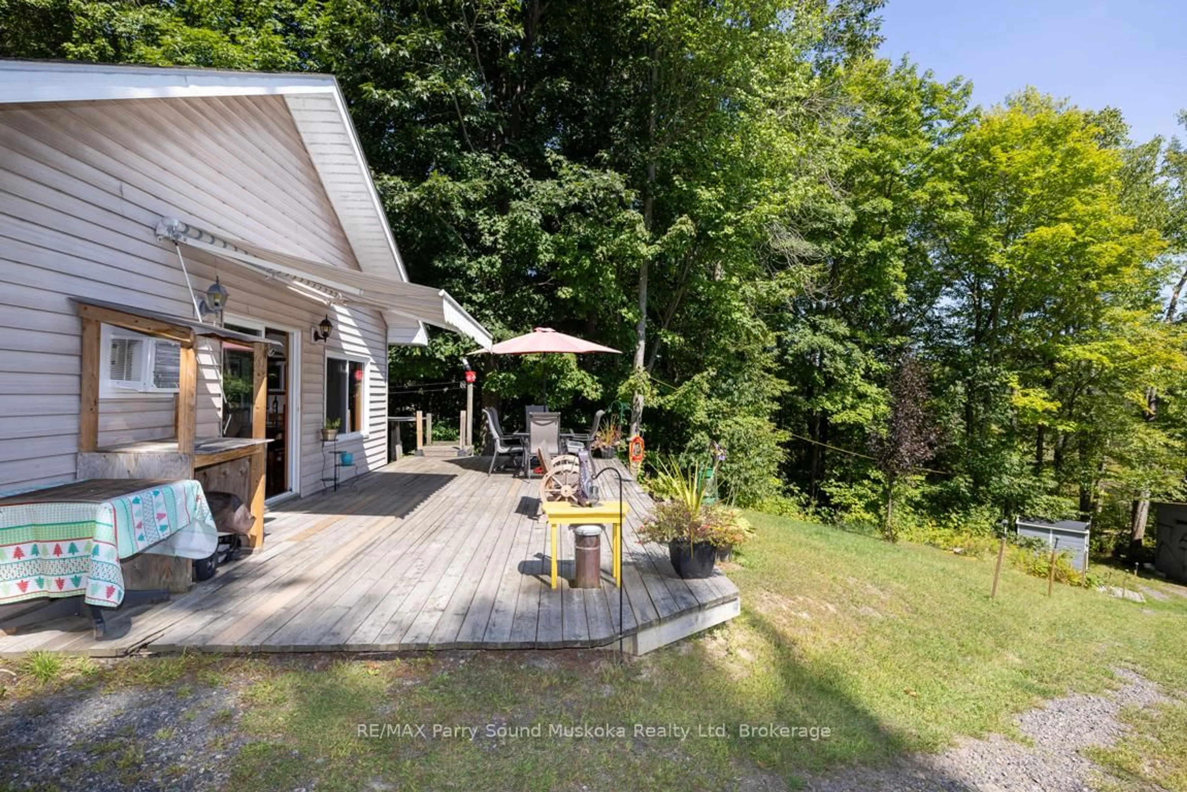 Patio, unknown for 7 BLACKSTONE LAKE Rd, The Archipelago Ontario P2A 2W8
