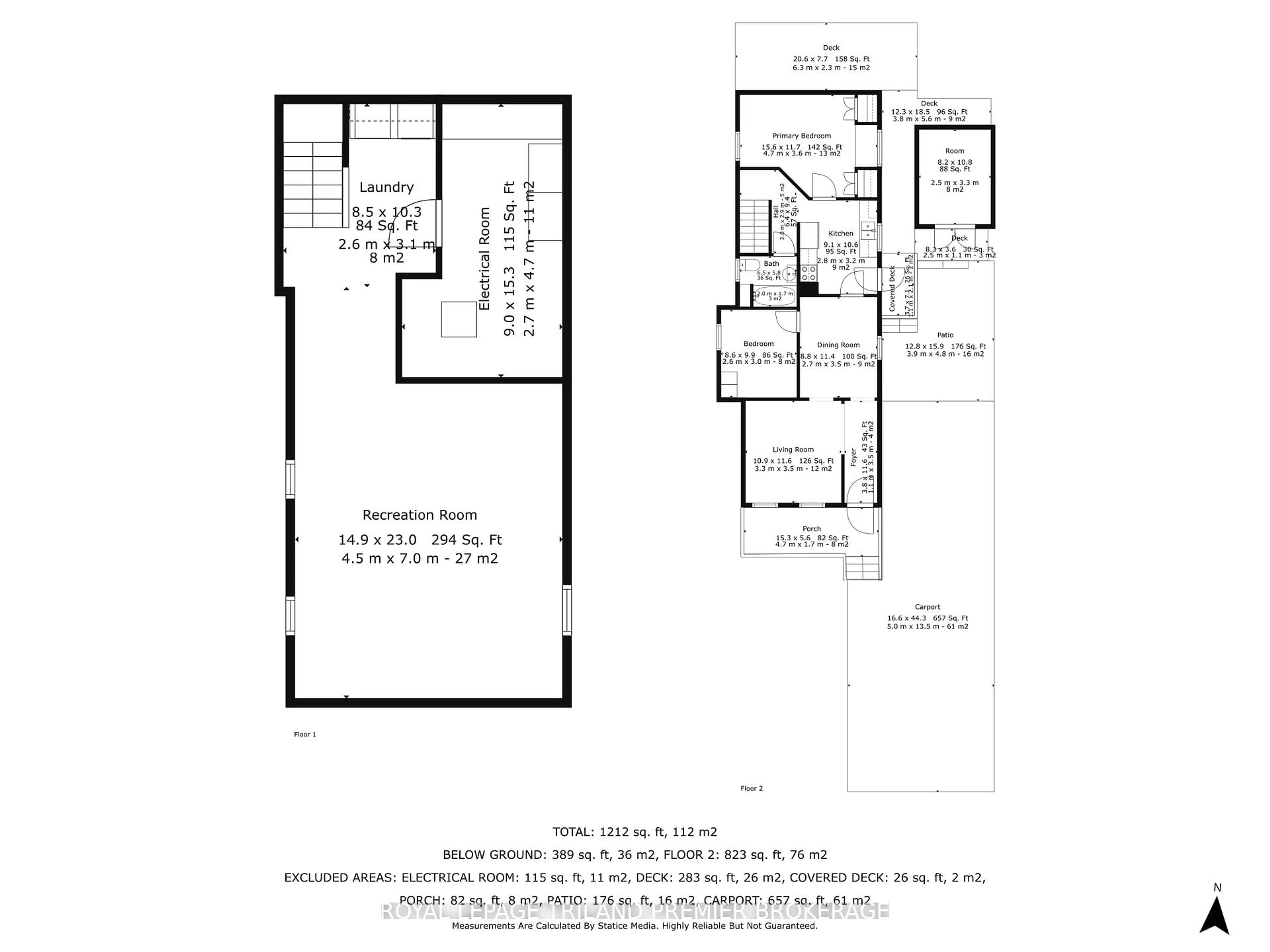 Floor plan for 50 Langarth St, London South Ontario N6J 1P2