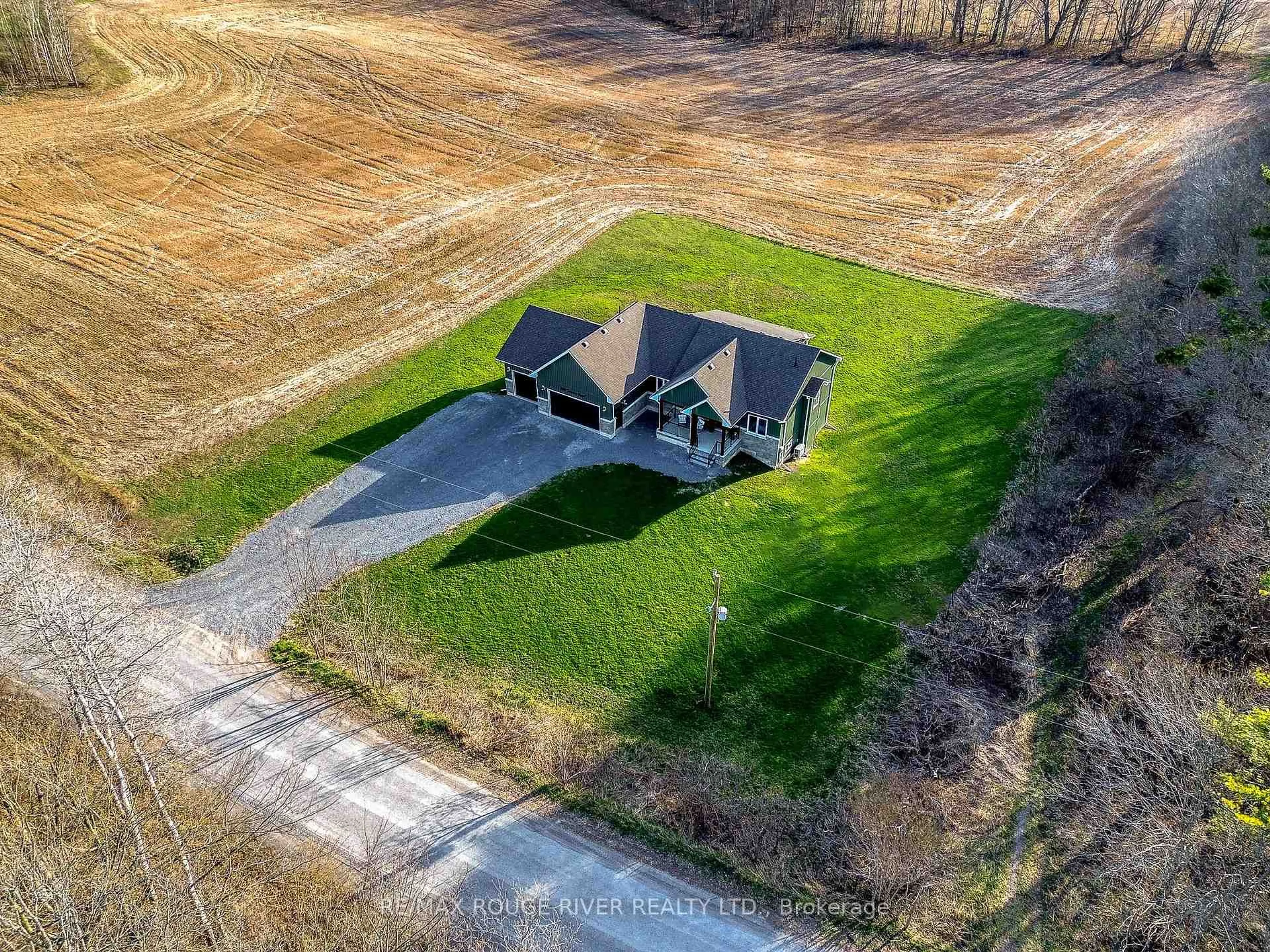 A pic from outside/outdoor area/front of a property/back of a property/a pic from drone, unknown for 298 Tobacco Rd, Cramahe Ontario K0K 1M0