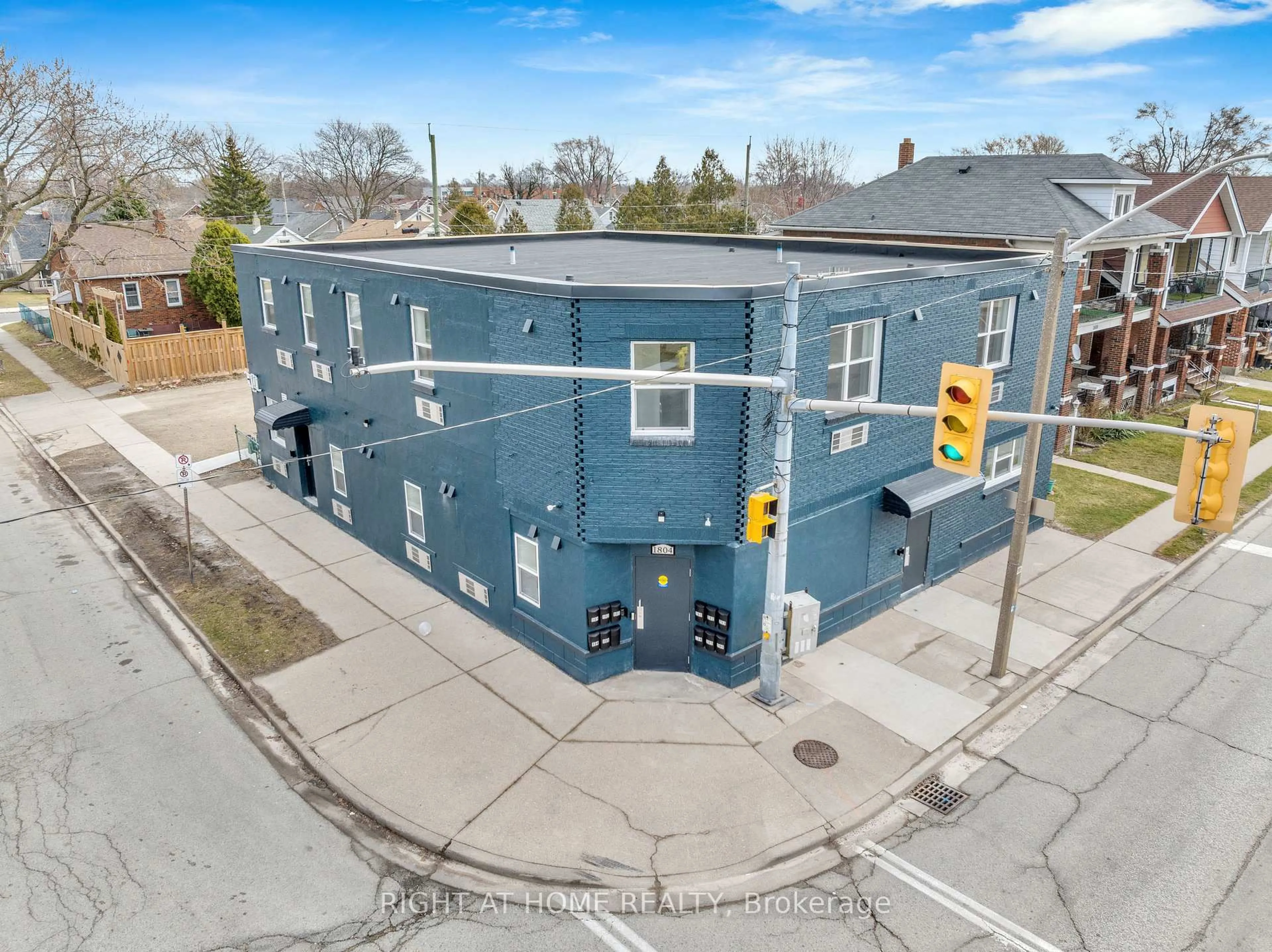 A pic from outside/outdoor area/front of a property/back of a property/a pic from drone, building for 1804 Drouillard Rd, Windsor Ontario N8W 3X5