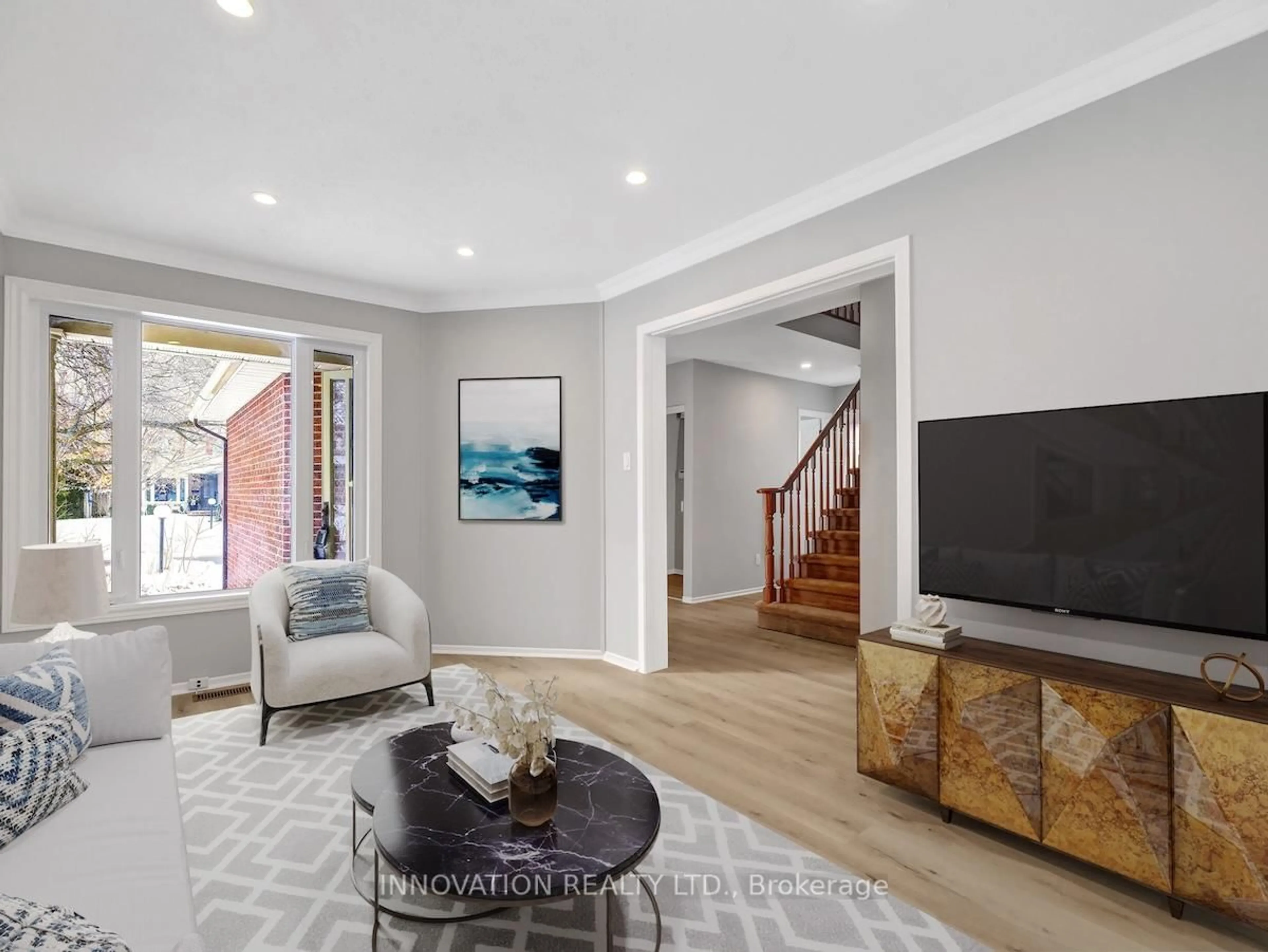 Living room with furniture, unknown for 2 CHICKASAW Cres, Kanata Ontario K2M 1M3