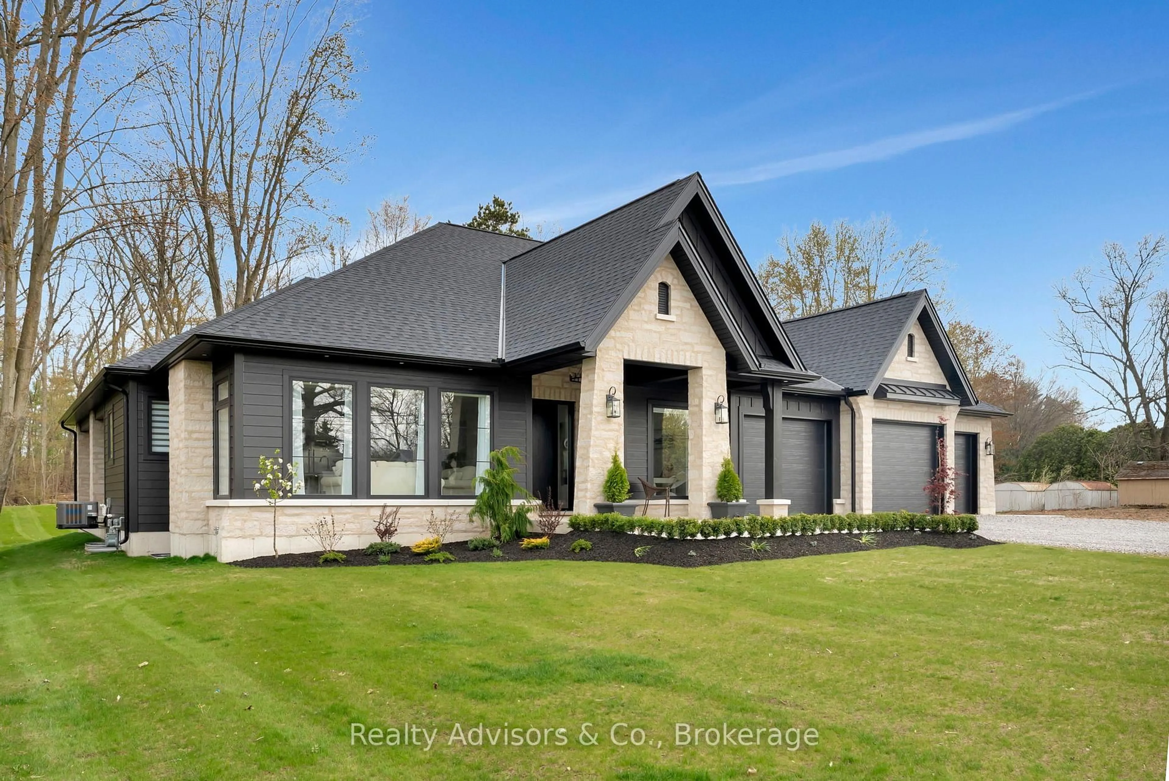 Home with brick exterior material, street for 1019 Norfolk County 21 Rd, Norfolk Ontario N4B 2W4