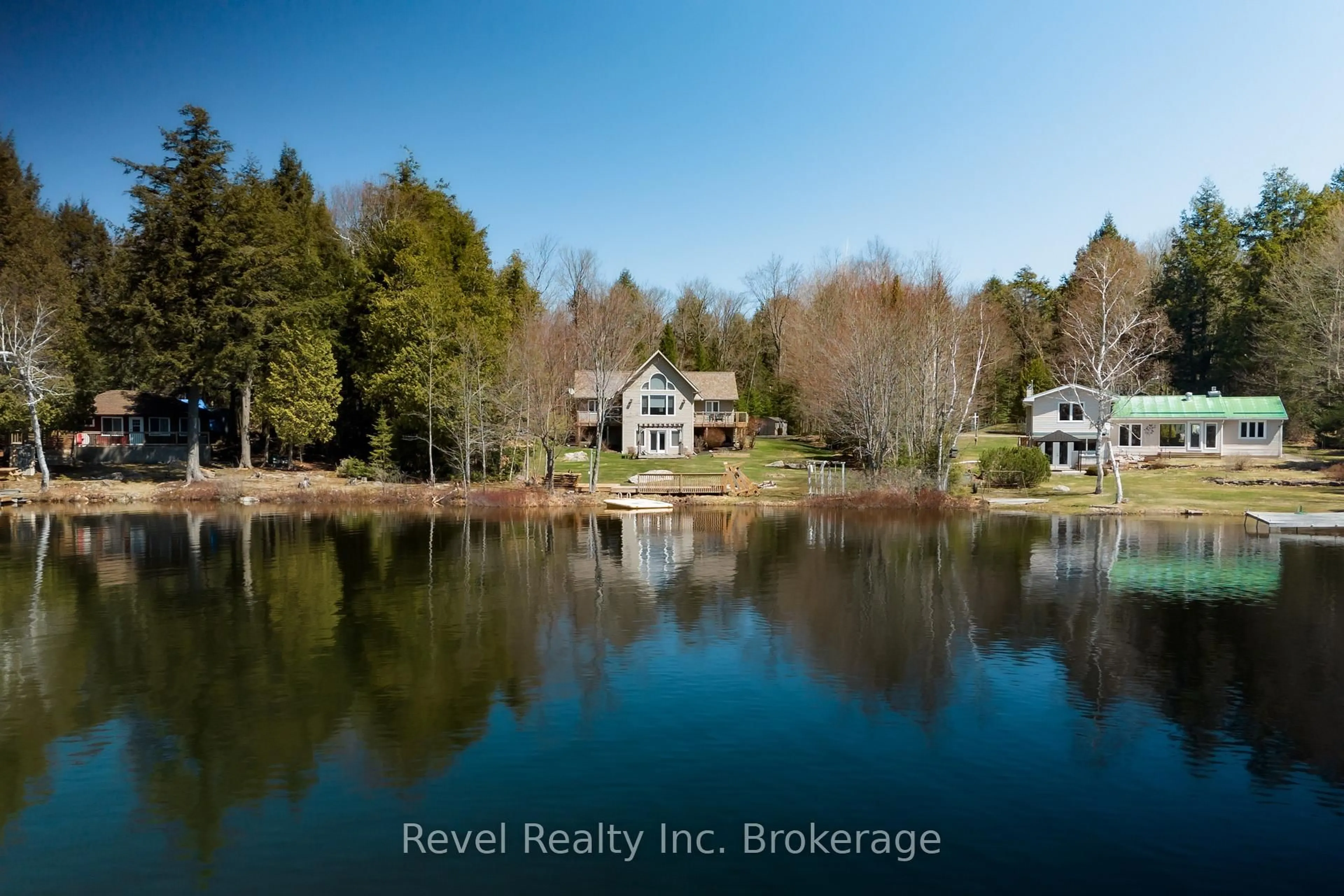 A pic from outside/outdoor area/front of a property/back of a property/a pic from drone, water/lake/river/ocean view for 51A Unger Rd, Nipissing Ontario P0H 1W0