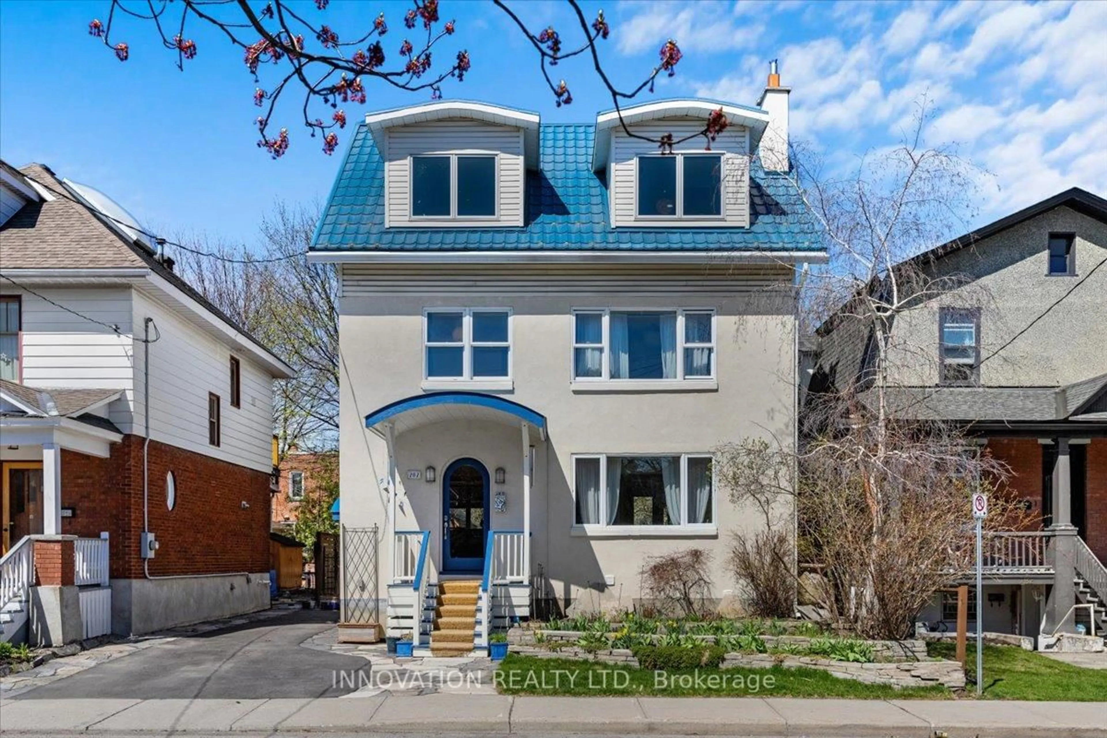 Home with brick exterior material, street for 202 Ivy Cres, Ottawa Ontario K1M 1X8