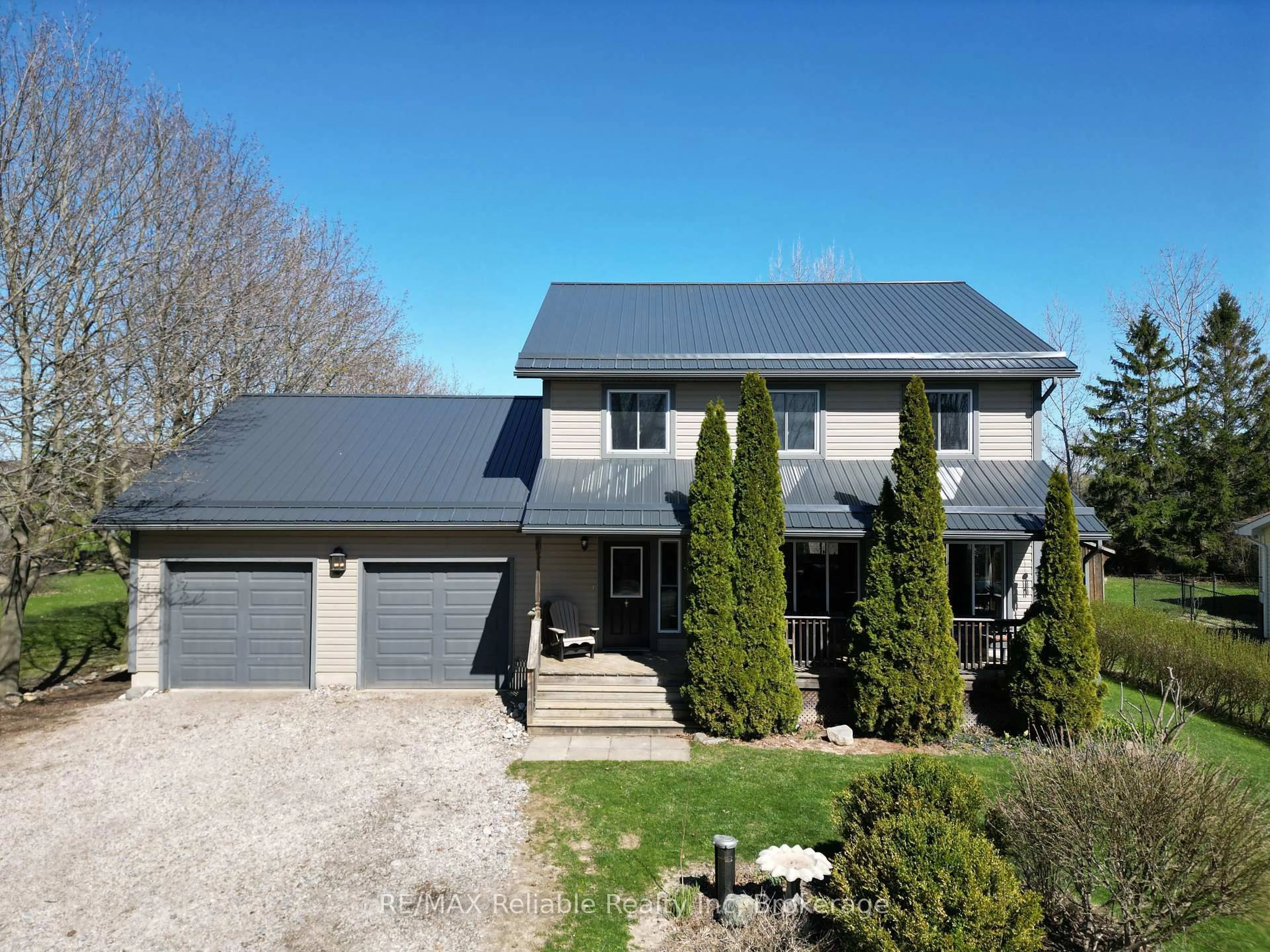 A pic from outside/outdoor area/front of a property/back of a property/a pic from drone, street for 77504 Melena Dr, Central Huron Ontario N0M 1G0