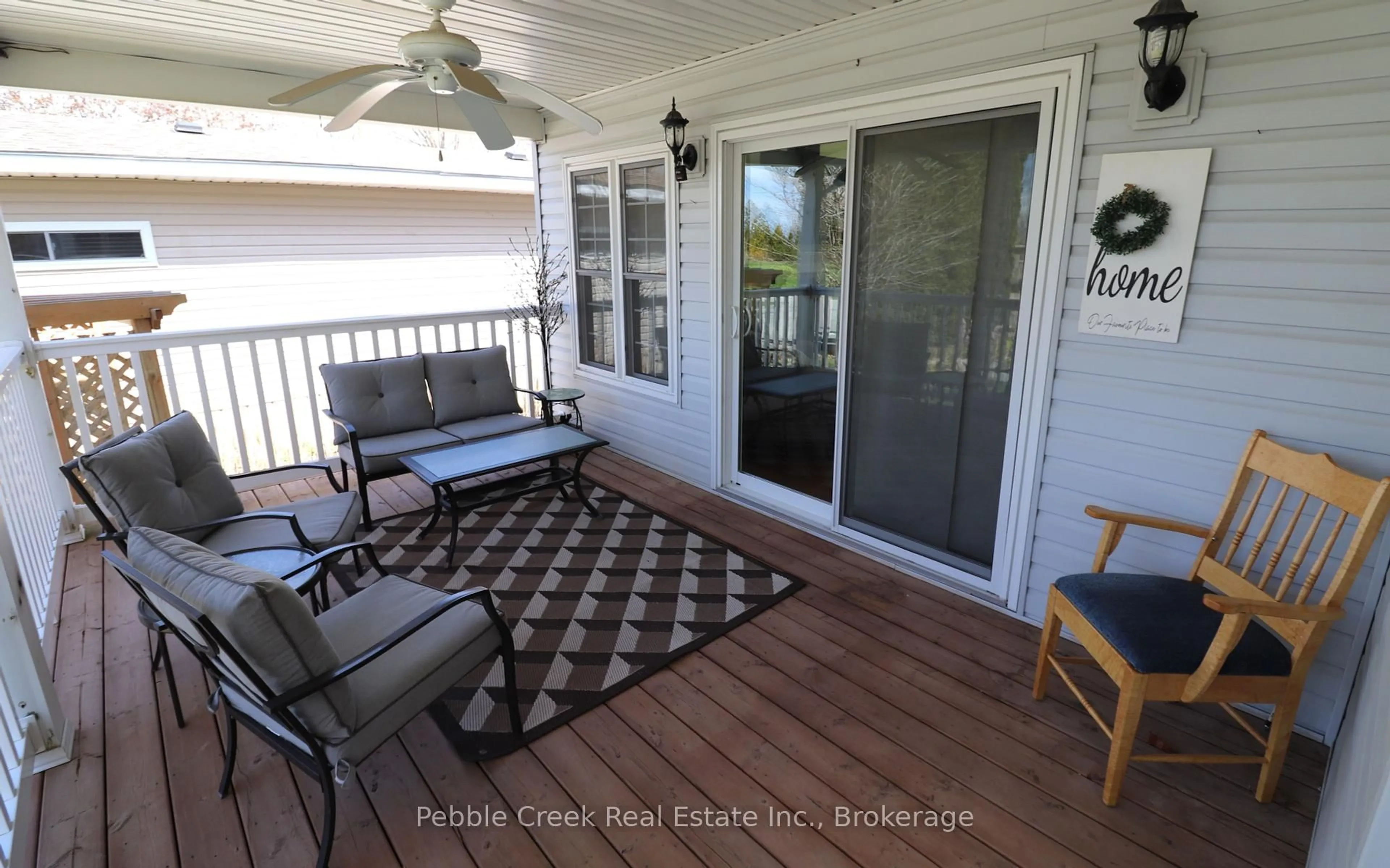 Patio, water/lake/river/ocean view for 74 Iroquois Lane, Ashfield-Colborne-Wawanosh Ontario N7A 3Y2