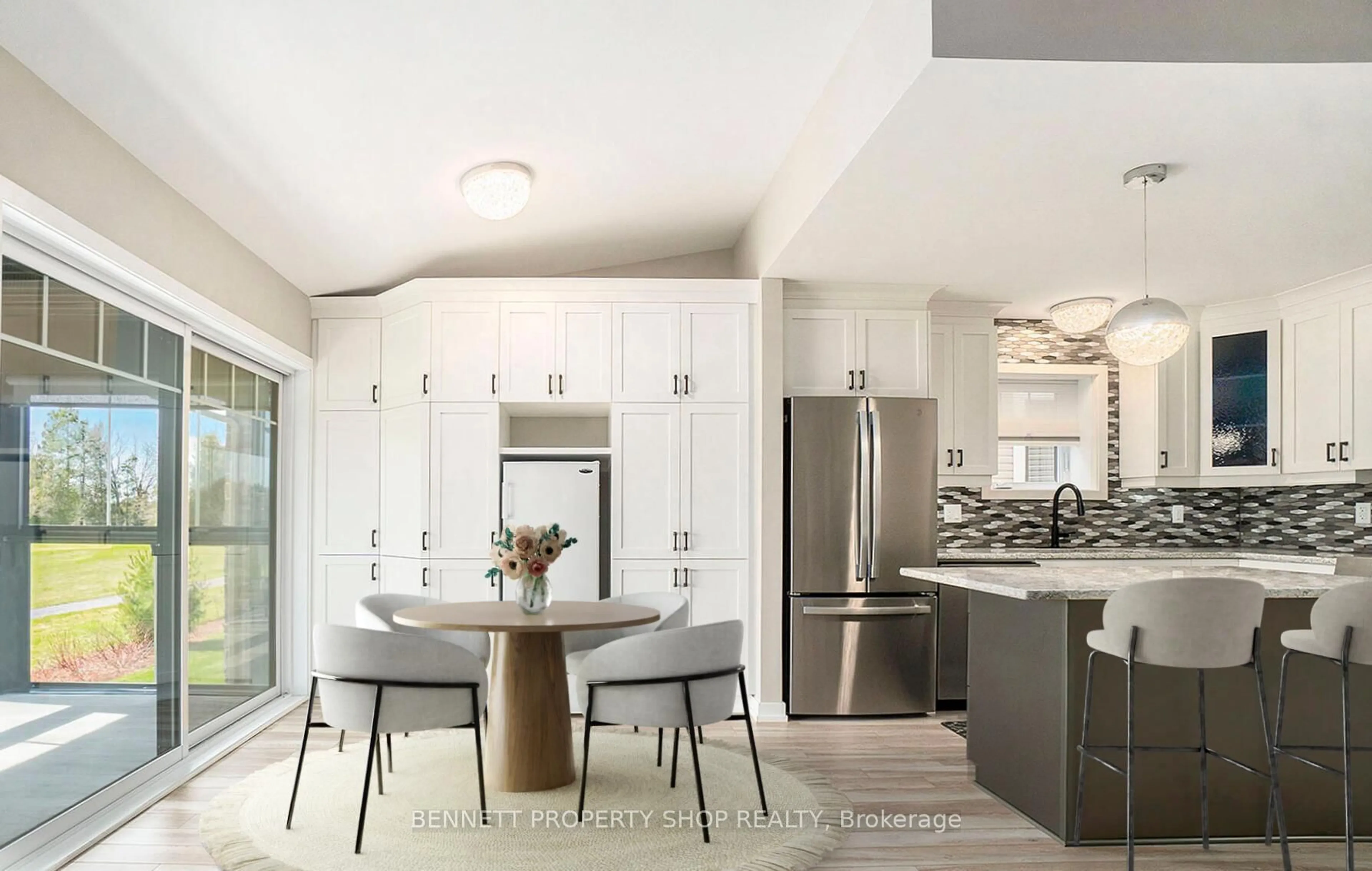 Open concept kitchen, ceramic/tile floor for 308 Masters Lane Rd #296, Clarence-Rockland Ontario K4K 0L3