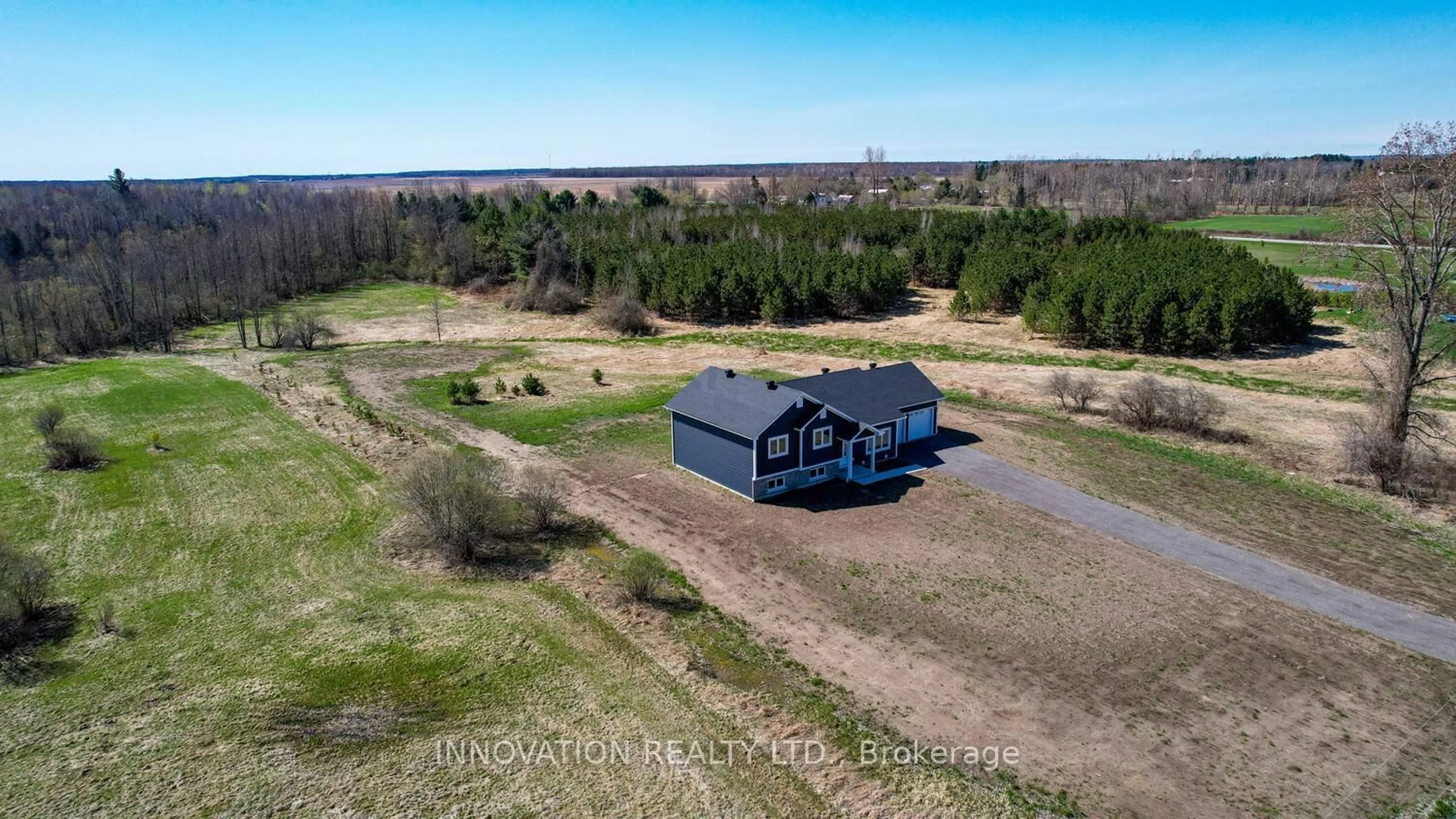 A pic from outside/outdoor area/front of a property/back of a property/a pic from drone, unknown for 10076 Nation River Rd, South Dundas Ontario K0E 1W0