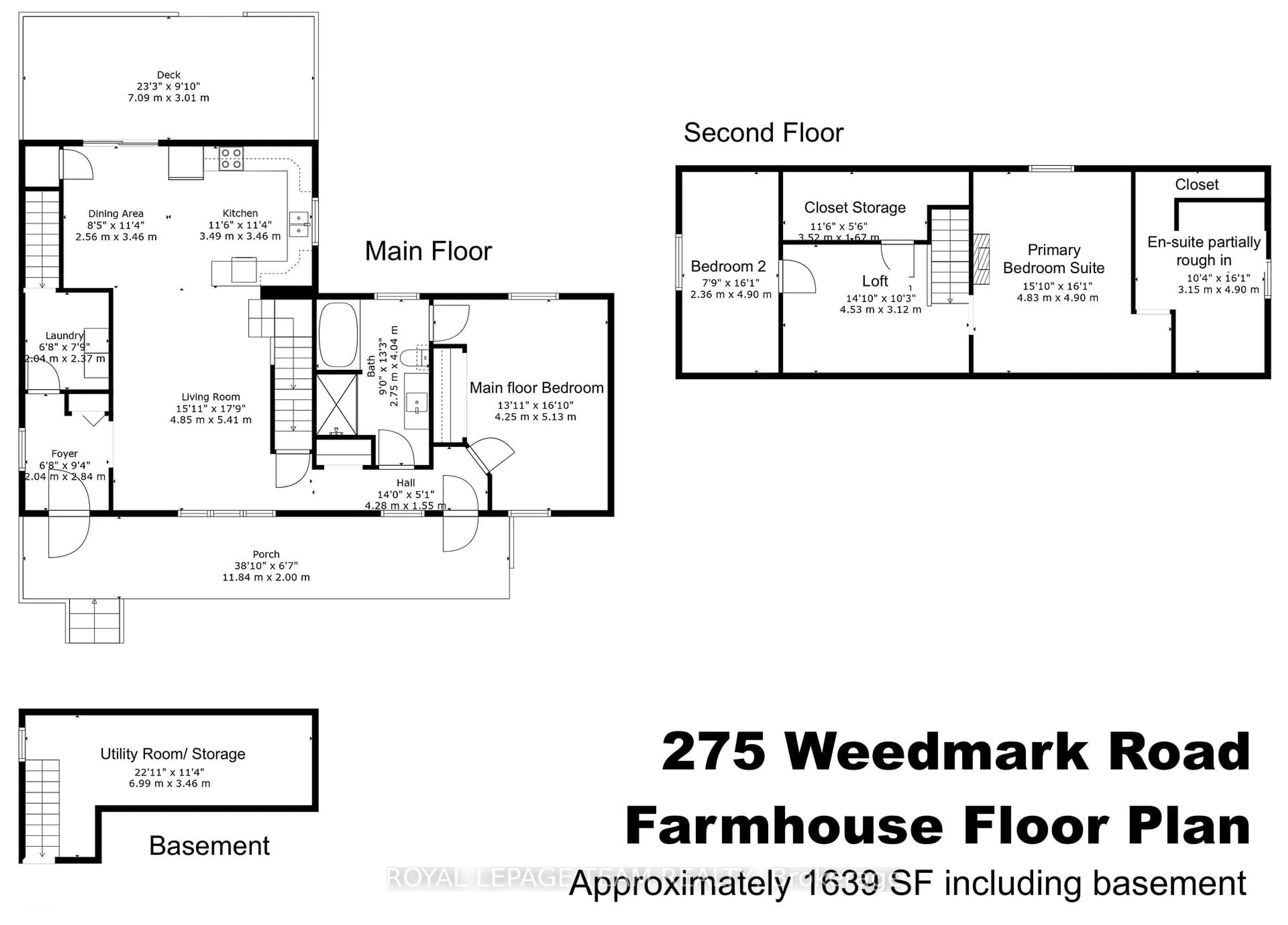 Floor plan for 275 Weedmark Rd, Merrickville-Wolford Ontario K0G 1N0