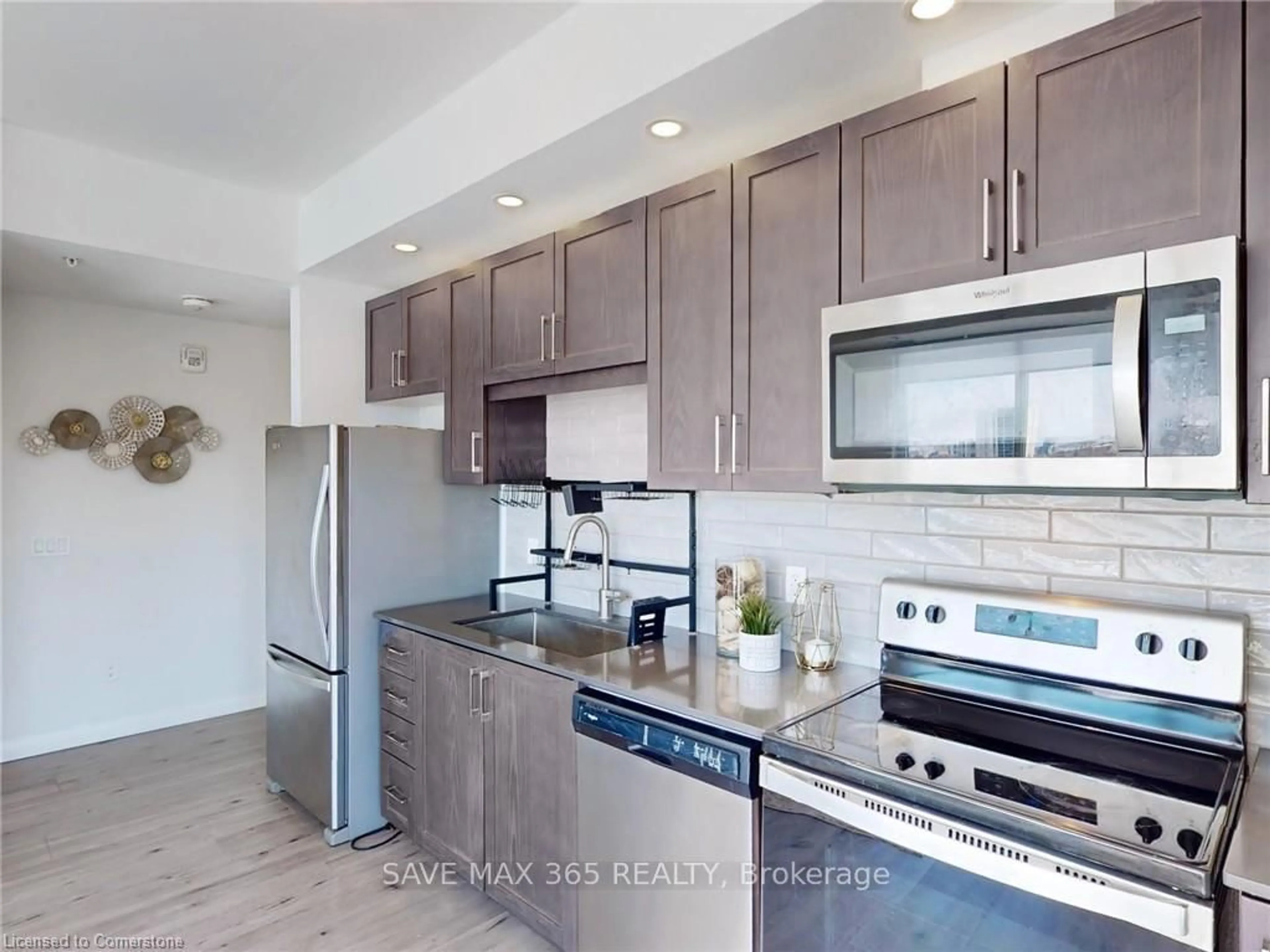 Open concept kitchen, unknown for 108 Garment St #1508, Kitchener Ontario N2G 2B3