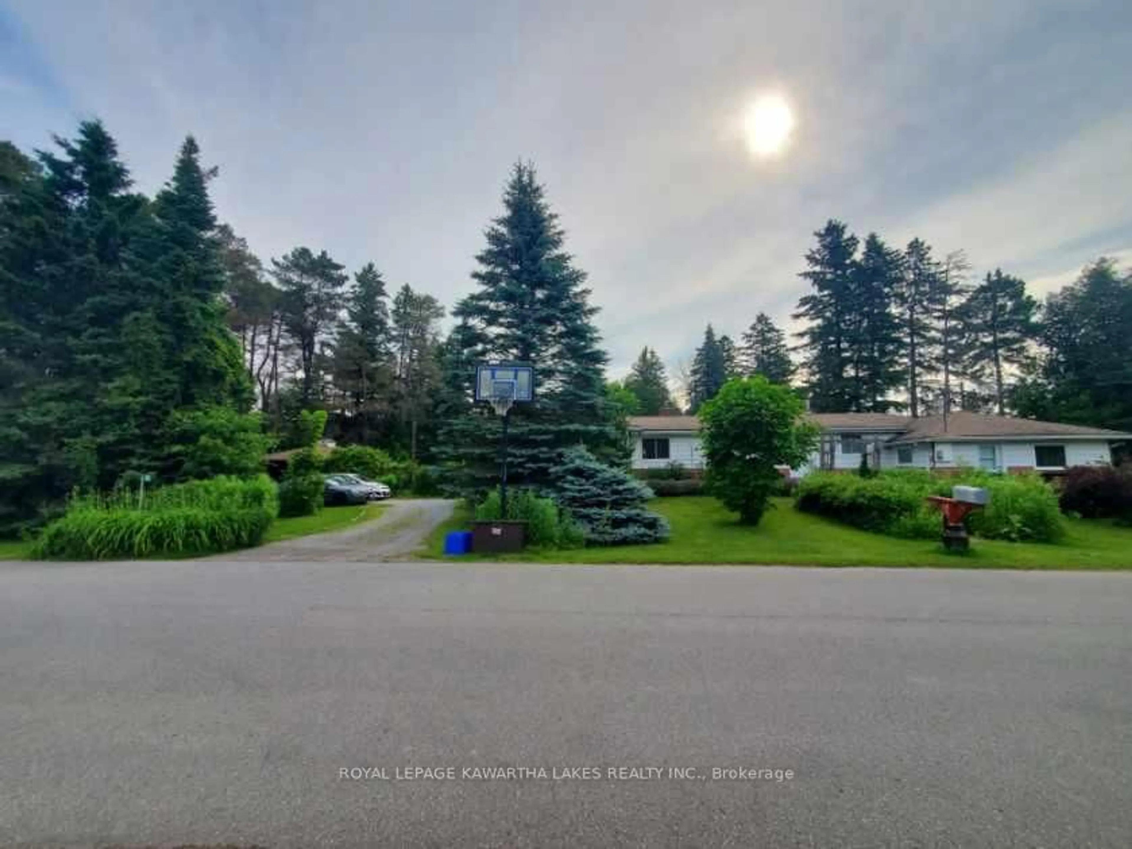 A pic from outside/outdoor area/front of a property/back of a property/a pic from drone, unknown for 85 Thomas Dr, Kawartha Lakes Ontario K0M 1N0