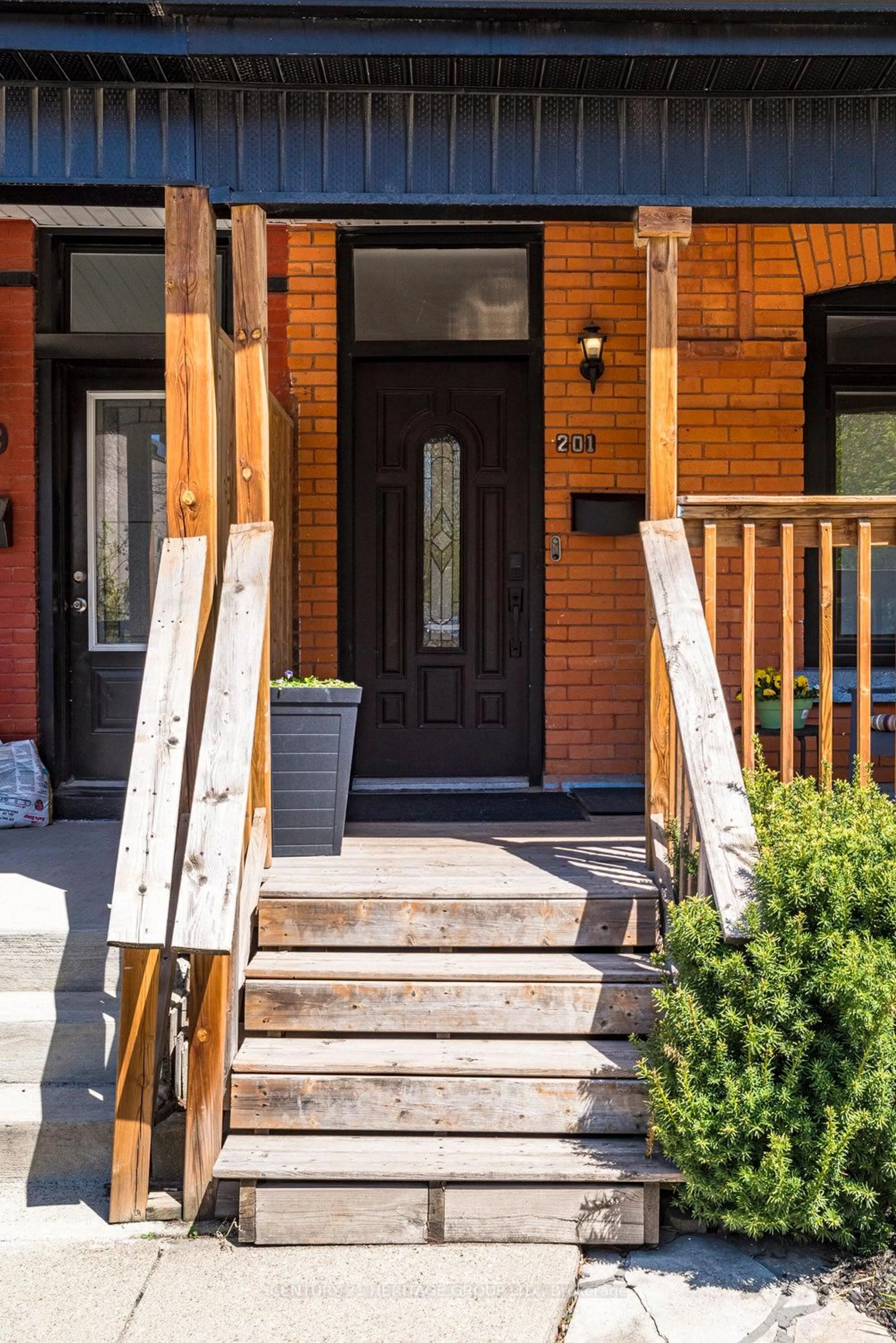 Home with brick exterior material, street for 201 Jackson St, Hamilton Ontario L8N 1L7