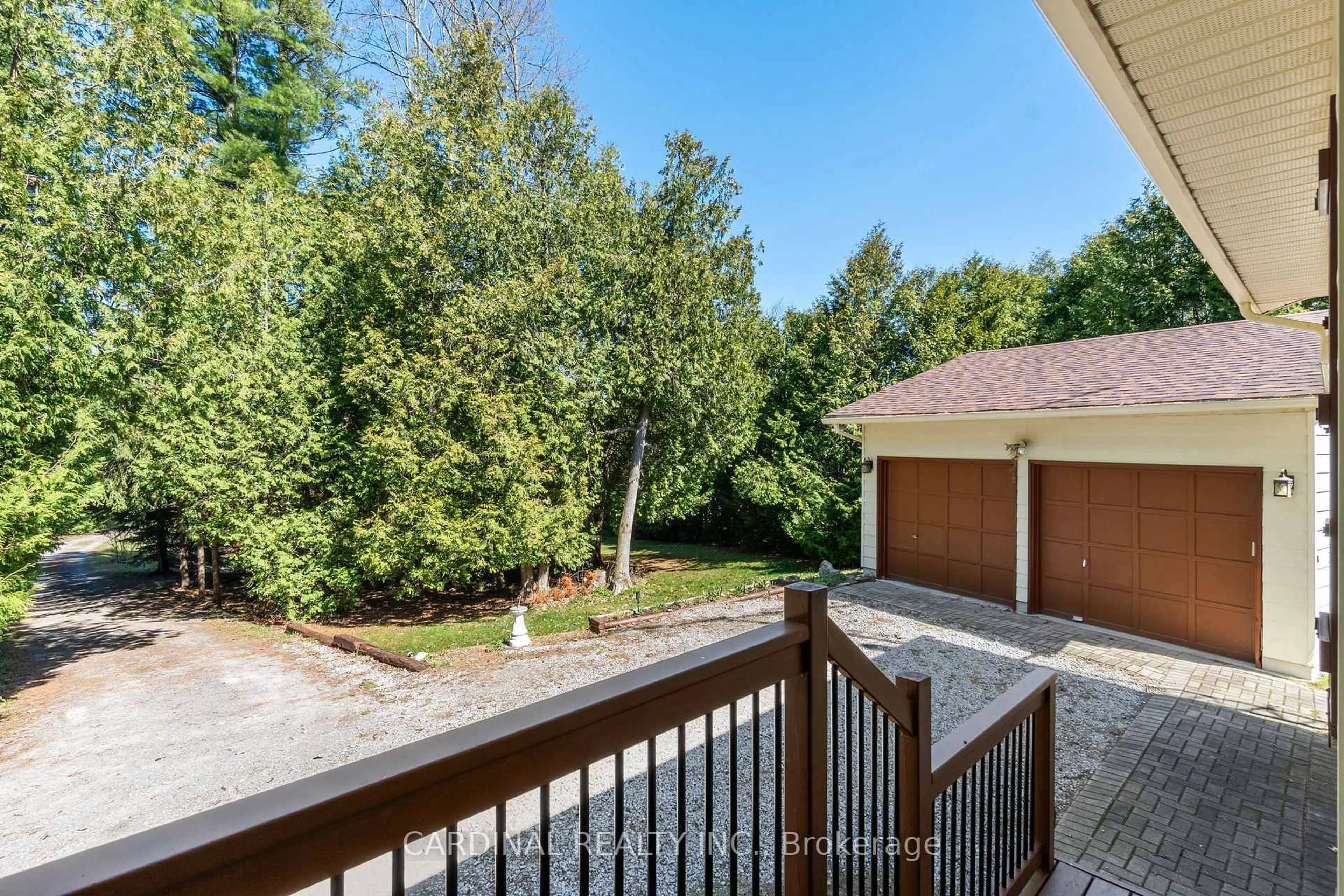 A pic from outside/outdoor area/front of a property/back of a property/a pic from drone, forest/trees view for 14253 Little Lake Rd, Cramahe Ontario K0K 1H0