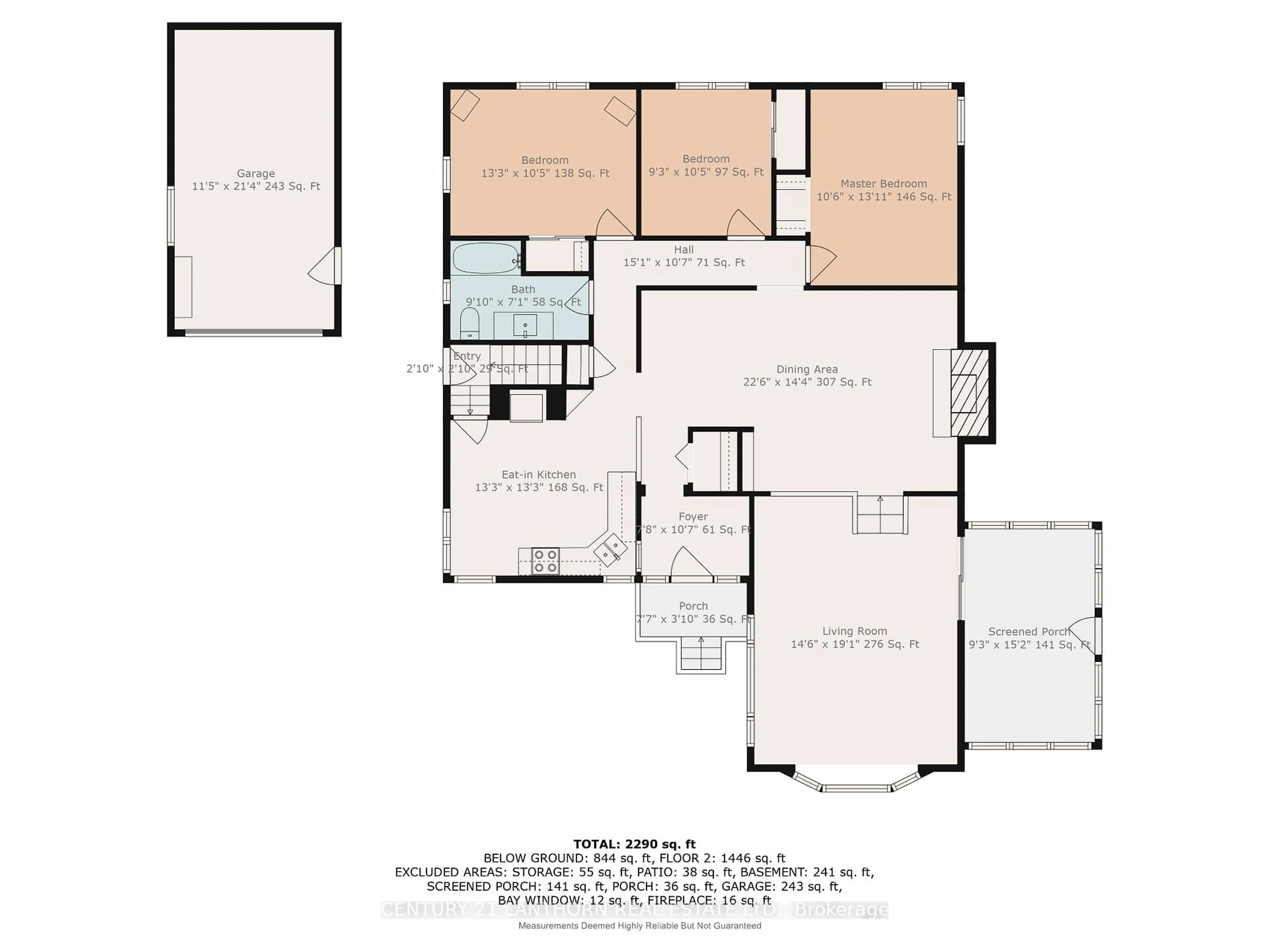 Floor plan for 518 Rosebush Rd, Hastings Ontario K0K 2C0