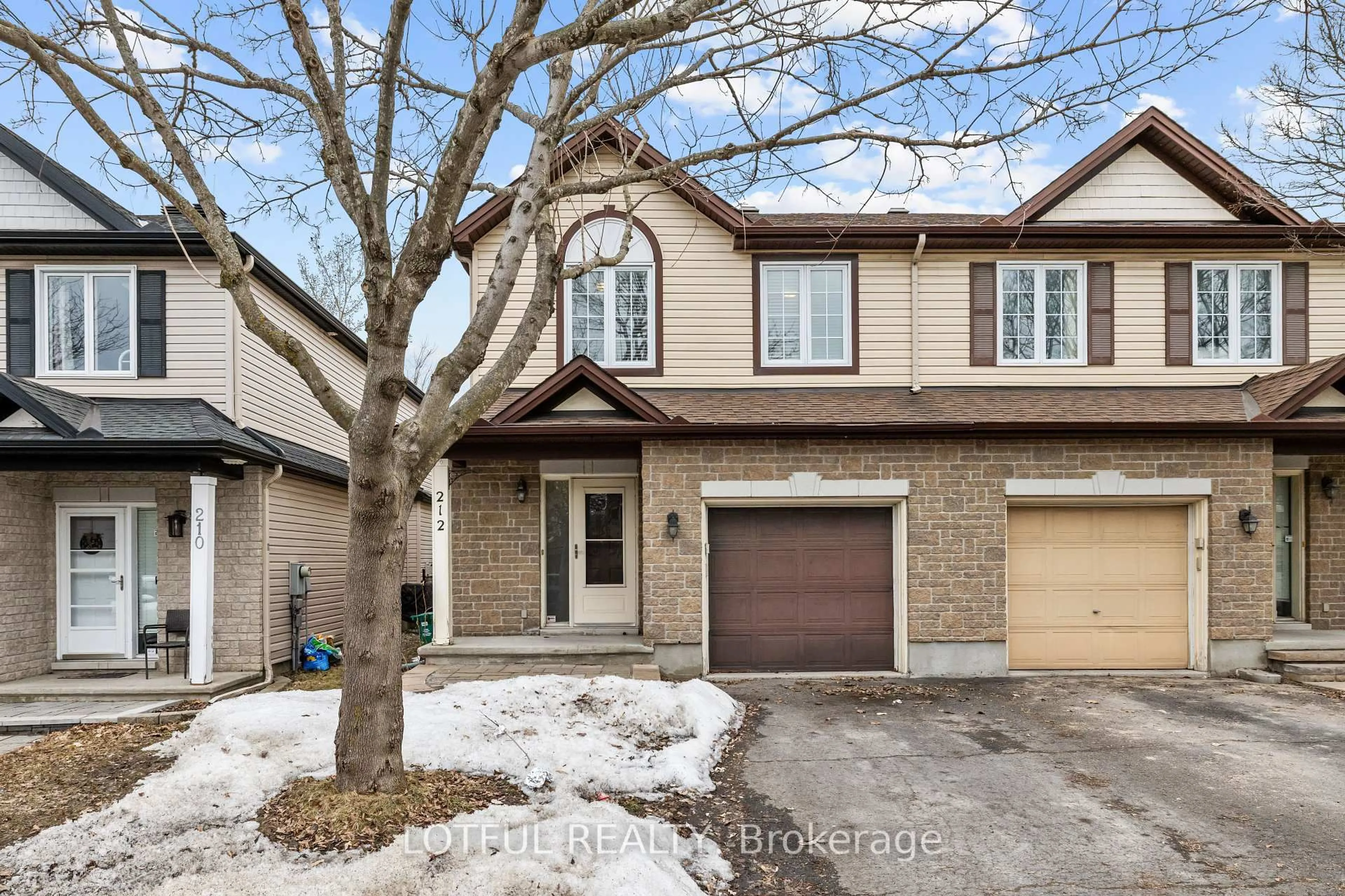 Home with brick exterior material, street for 212 Meadowlilly Rd, Ottawa Ontario K1T 4H1