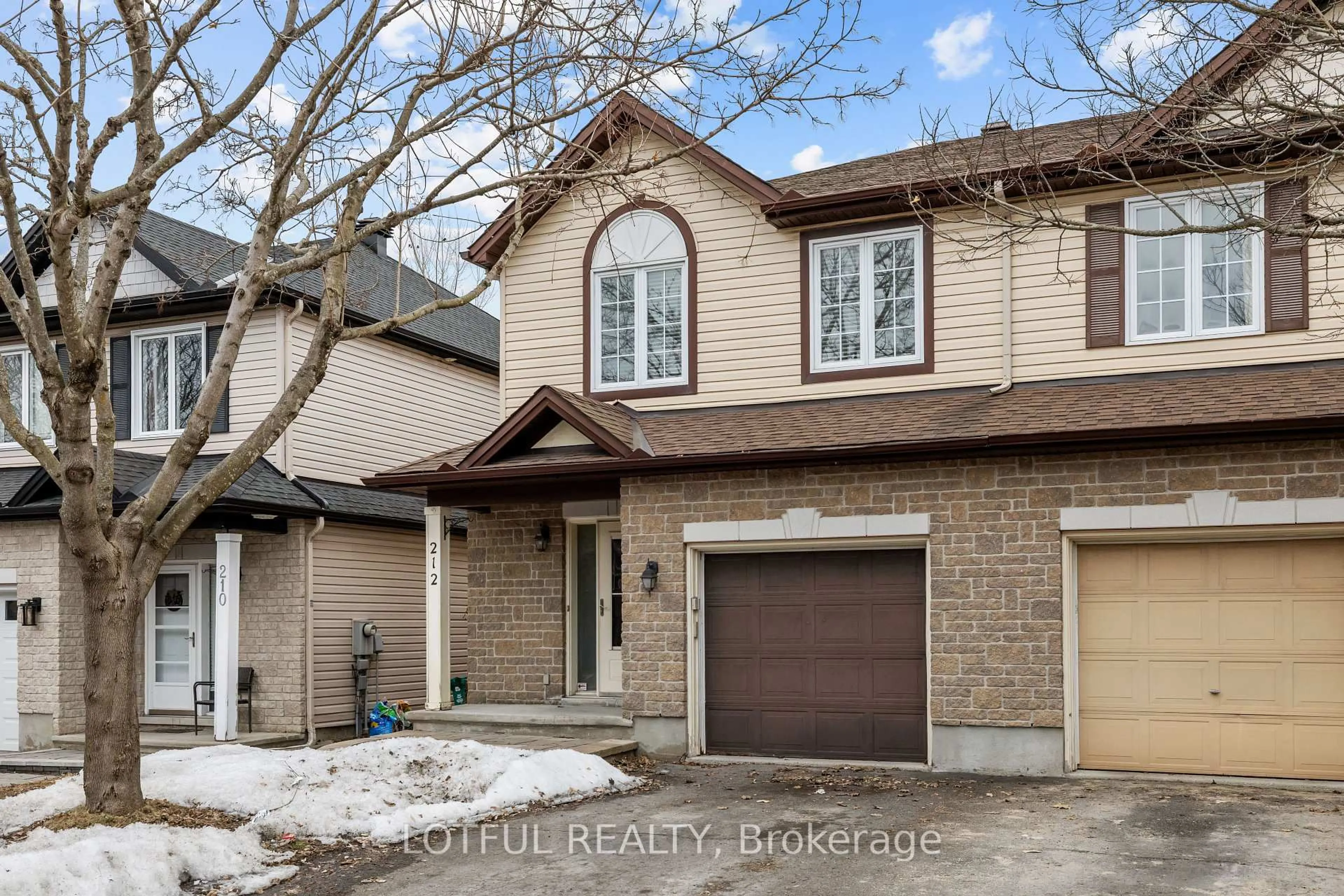 Home with brick exterior material, street for 212 Meadowlilly Rd, Ottawa Ontario K1T 4H1