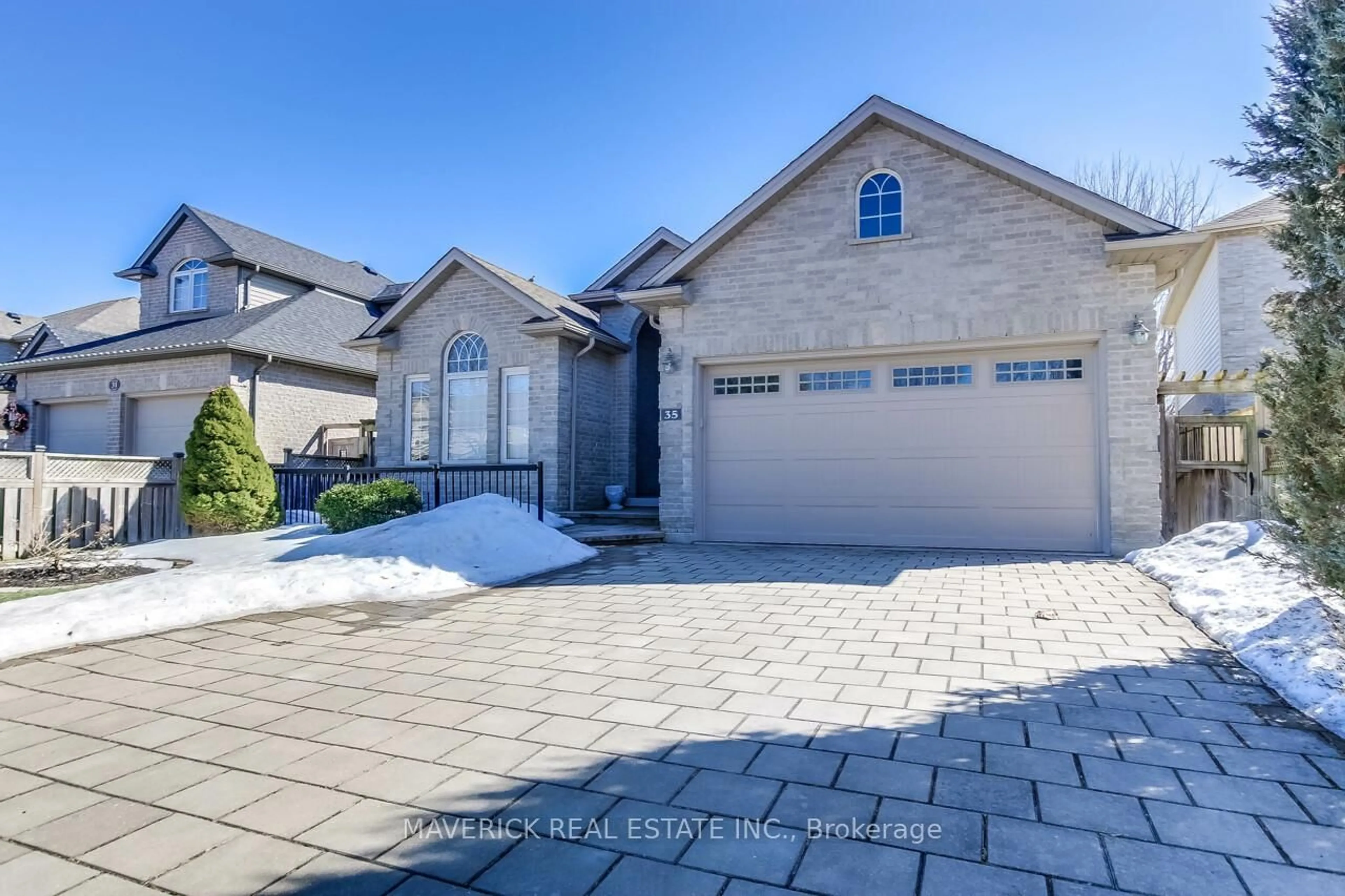 Home with brick exterior material, street for 35 Greyrock Cres, London East Ontario N5Y 6L4