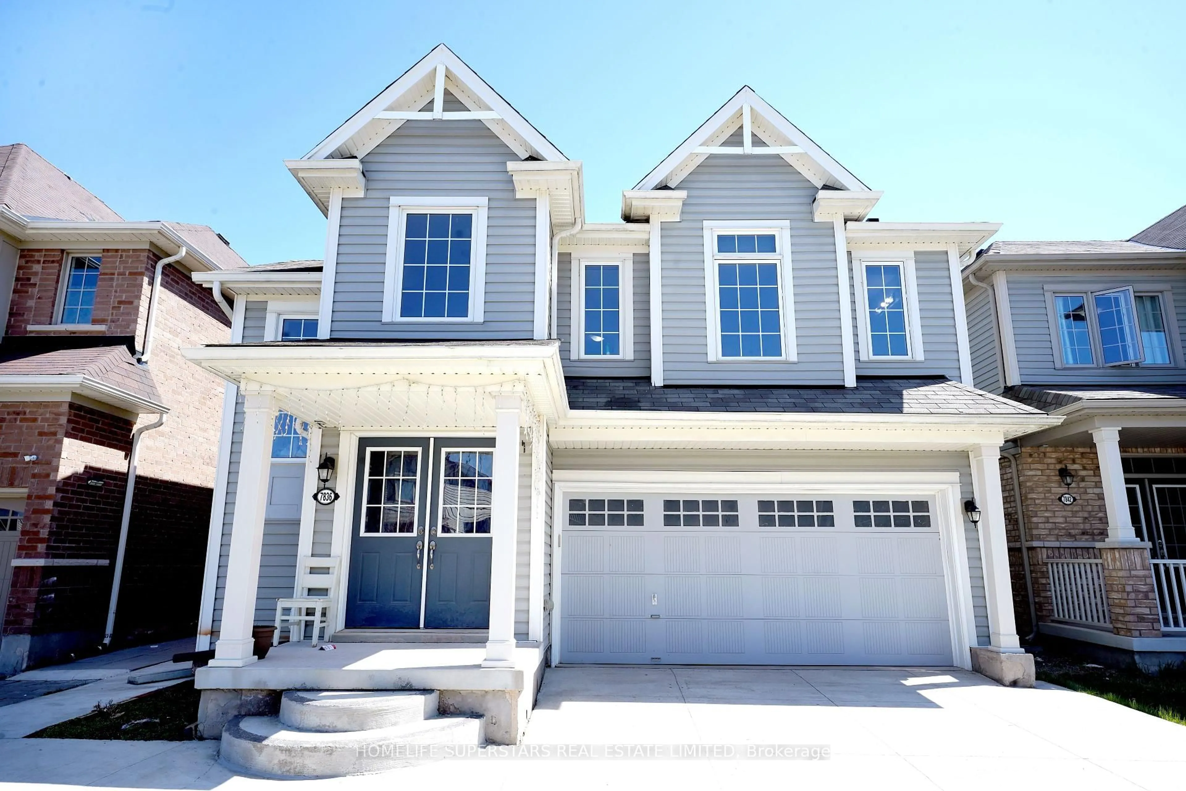 Home with vinyl exterior material, street for 7836 Hoptree Rd, Niagara Falls Ontario L2H 2Y6