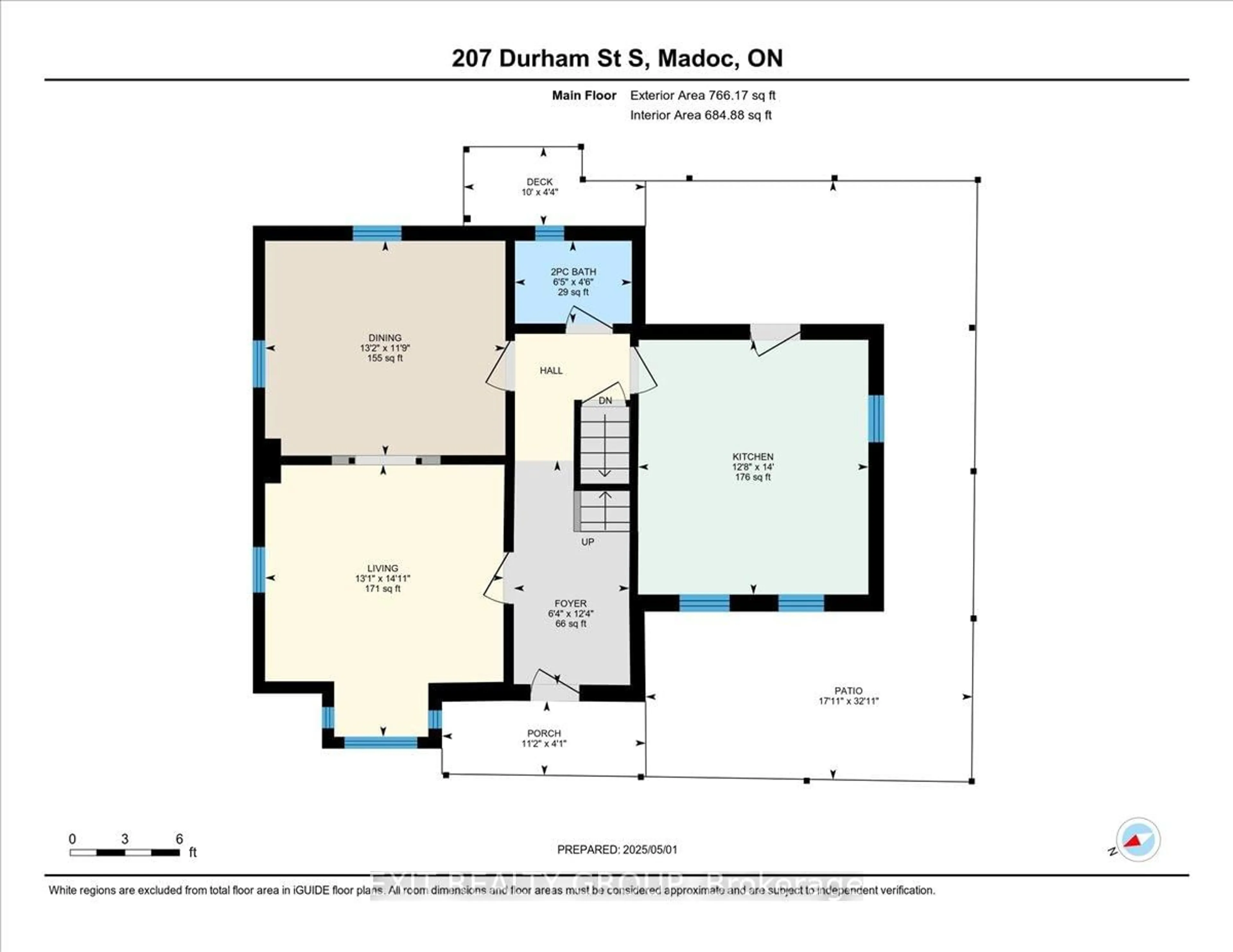 Floor plan for 207 Durham St, Madoc Ontario K0K 2K0