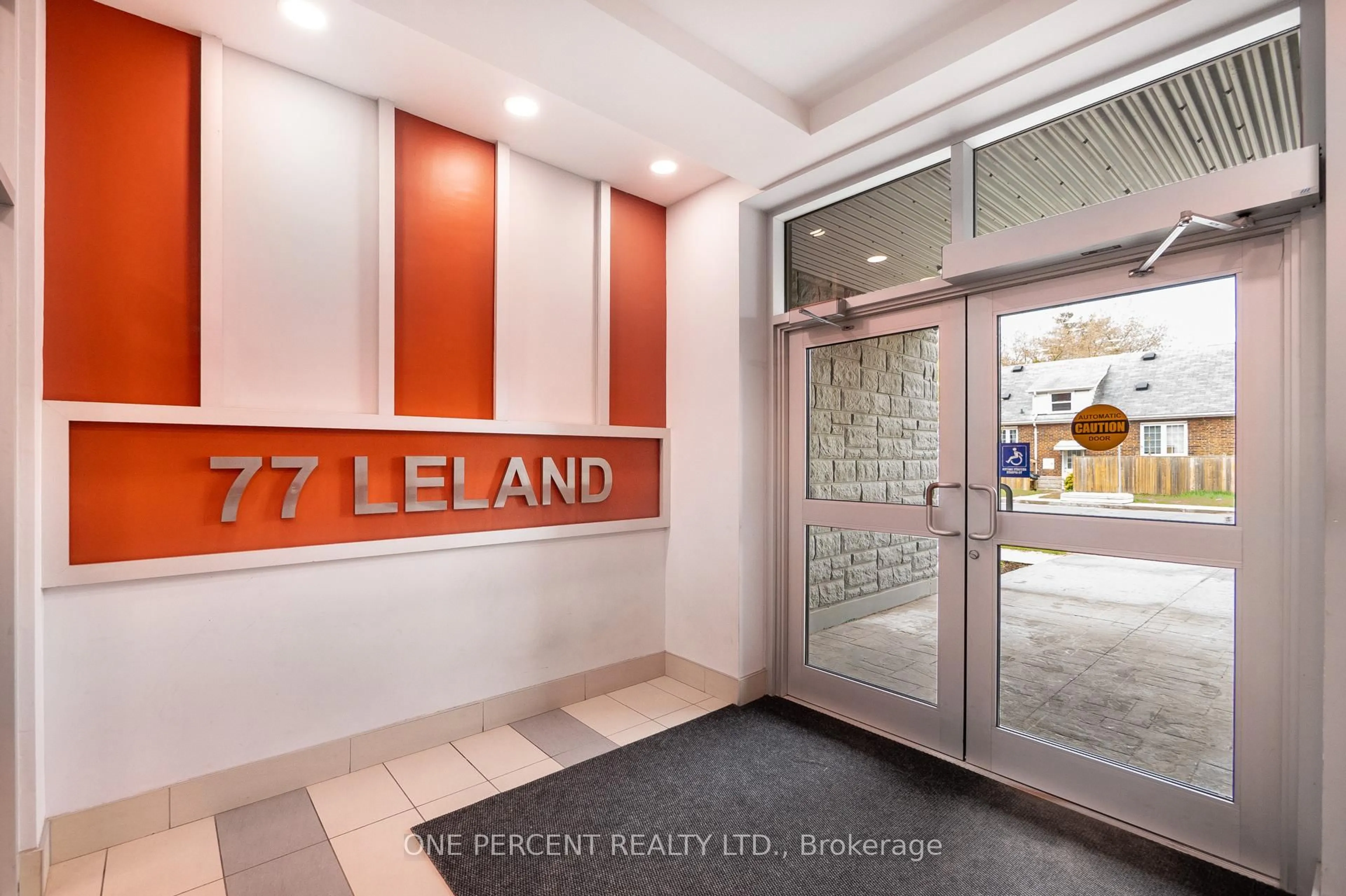 Lobby for 77 Leland St #408, Hamilton Ontario L8S 3A1