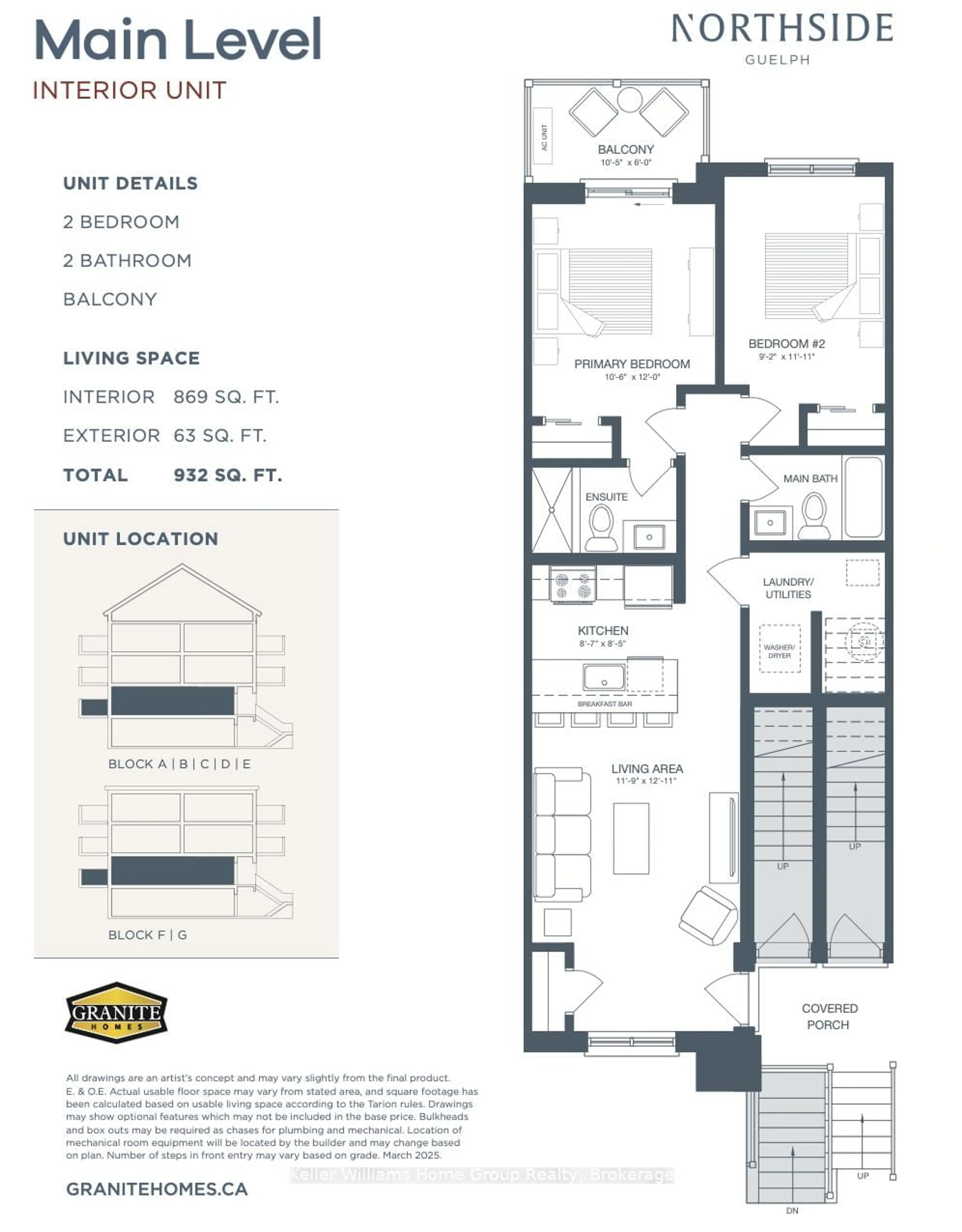 Floor plan for 824 Woolwich St #103, Guelph Ontario N1H 6J2