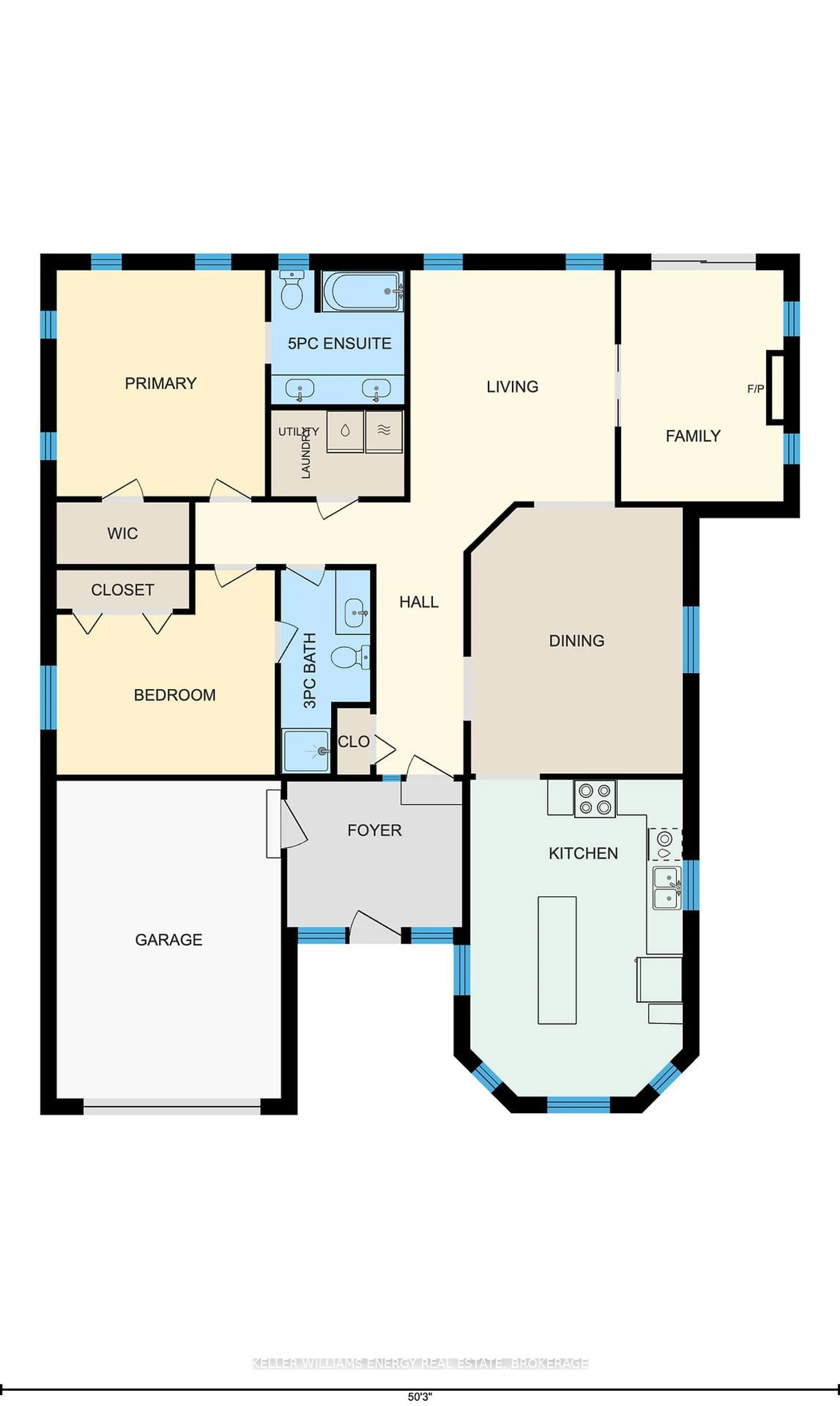 Floor plan for 4 Heritage Dr, Prince Edward County Ontario K0K 3L0