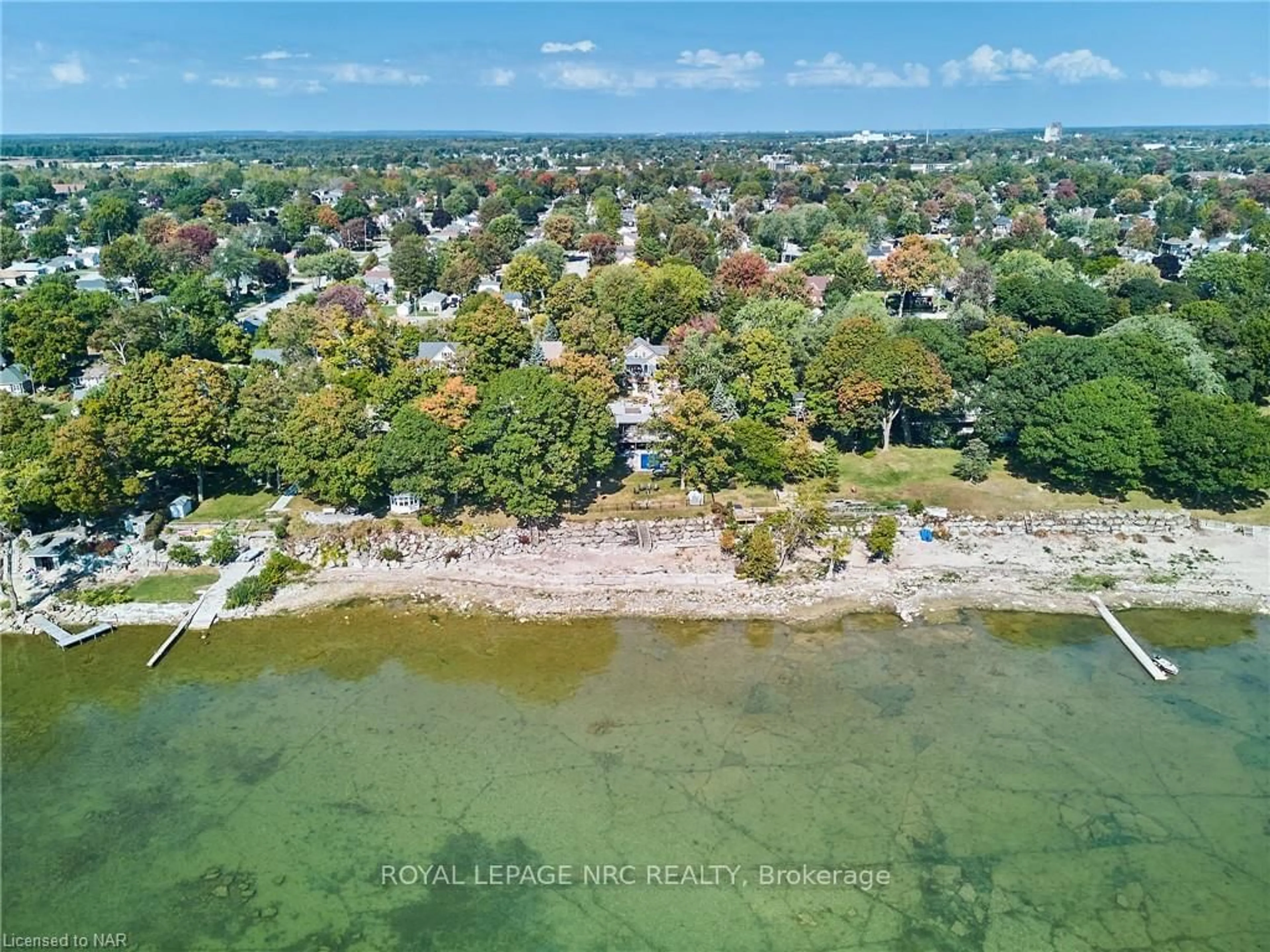 A pic from outside/outdoor area/front of a property/back of a property/a pic from drone, water/lake/river/ocean view for 53 Tennessee Ave, Port Colborne Ontario L3K 2R8
