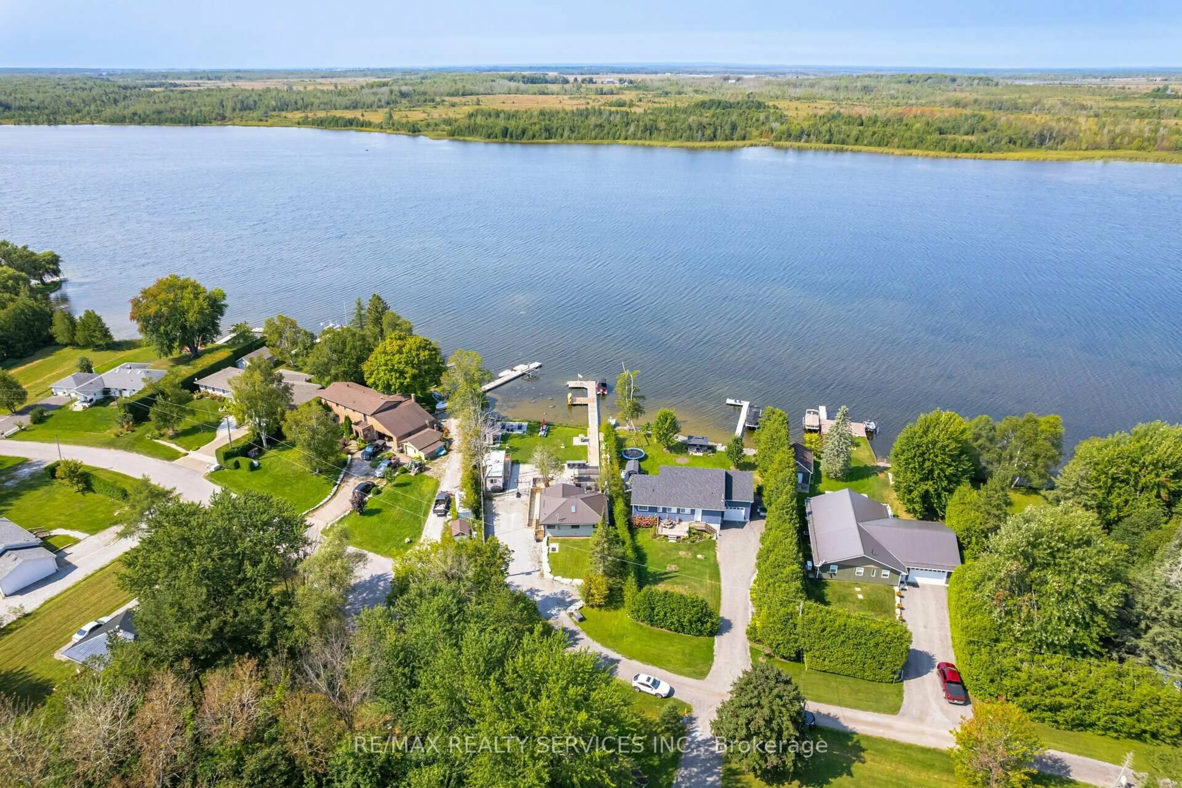 A pic from outside/outdoor area/front of a property/back of a property/a pic from drone, water/lake/river/ocean view for 28 Eldonia Rd, Kawartha Lakes Ontario K0M 2B0