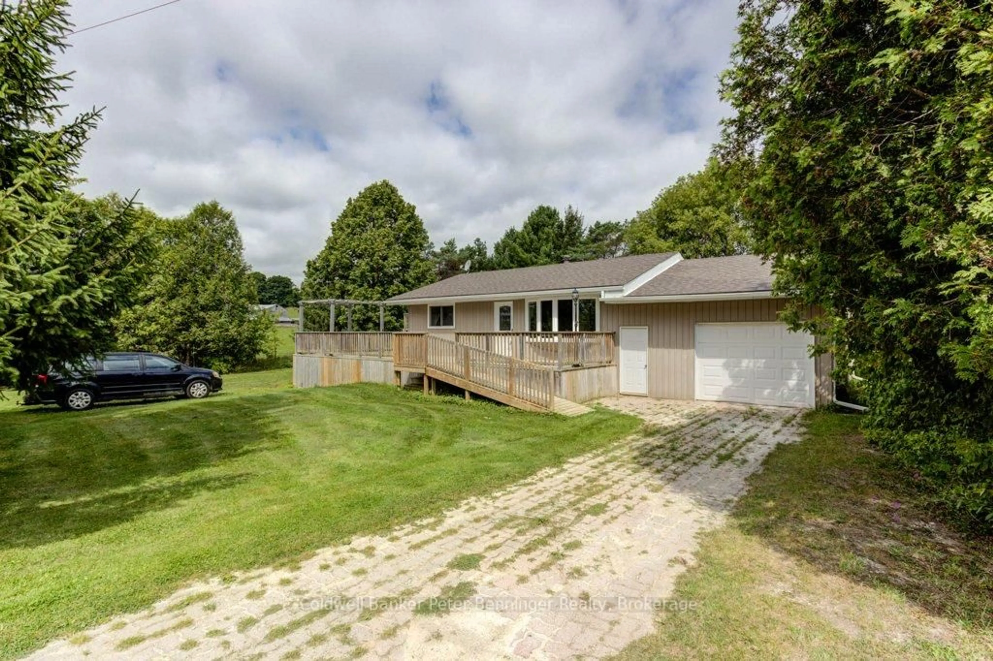 A pic from outside/outdoor area/front of a property/back of a property/a pic from drone, water/lake/river/ocean view for 782 4 Concession, Arran-Elderslie Ontario N0G 2H0