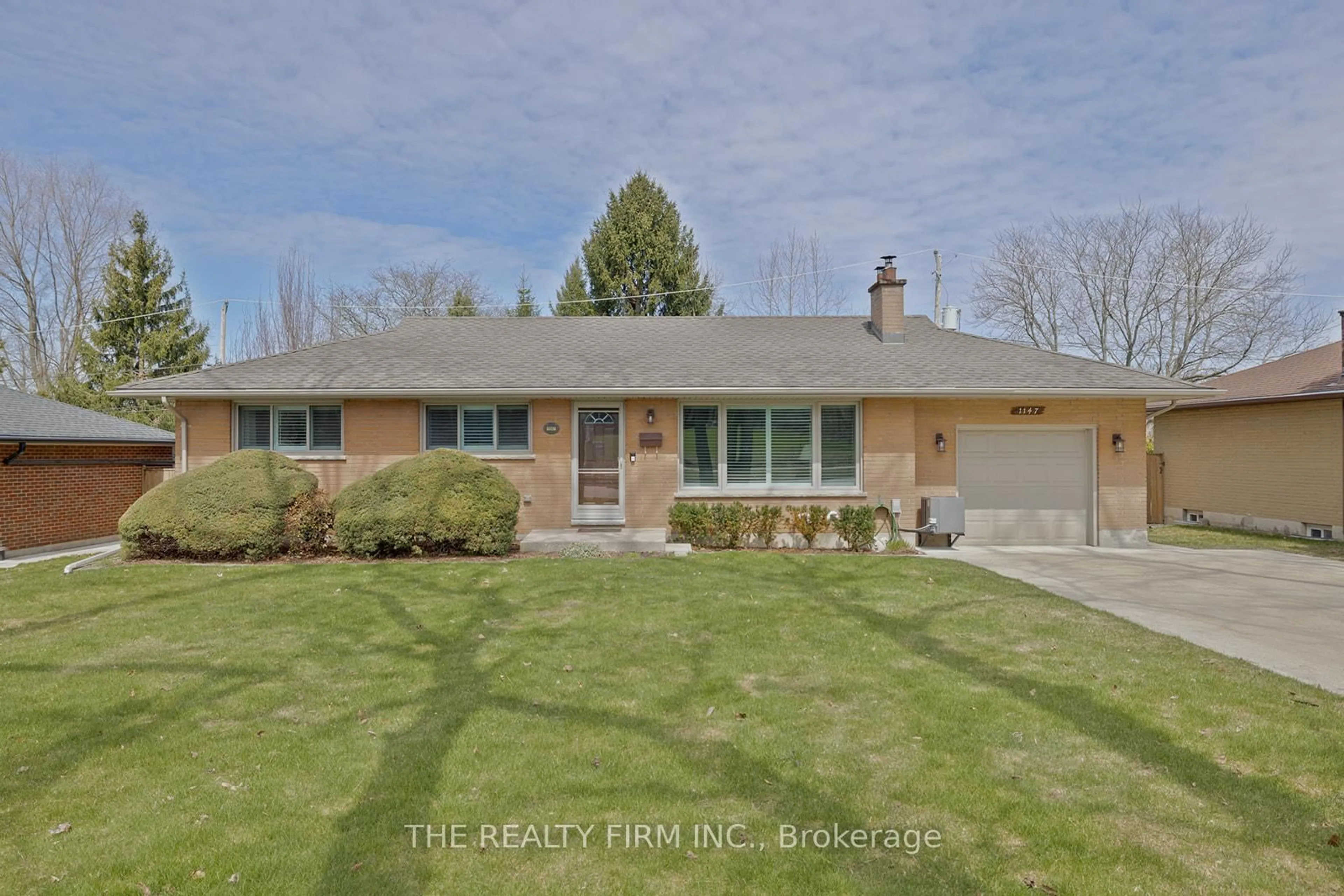 Home with brick exterior material, street for 1147 Byron Baseline Rd, London South Ontario N6K 2C7
