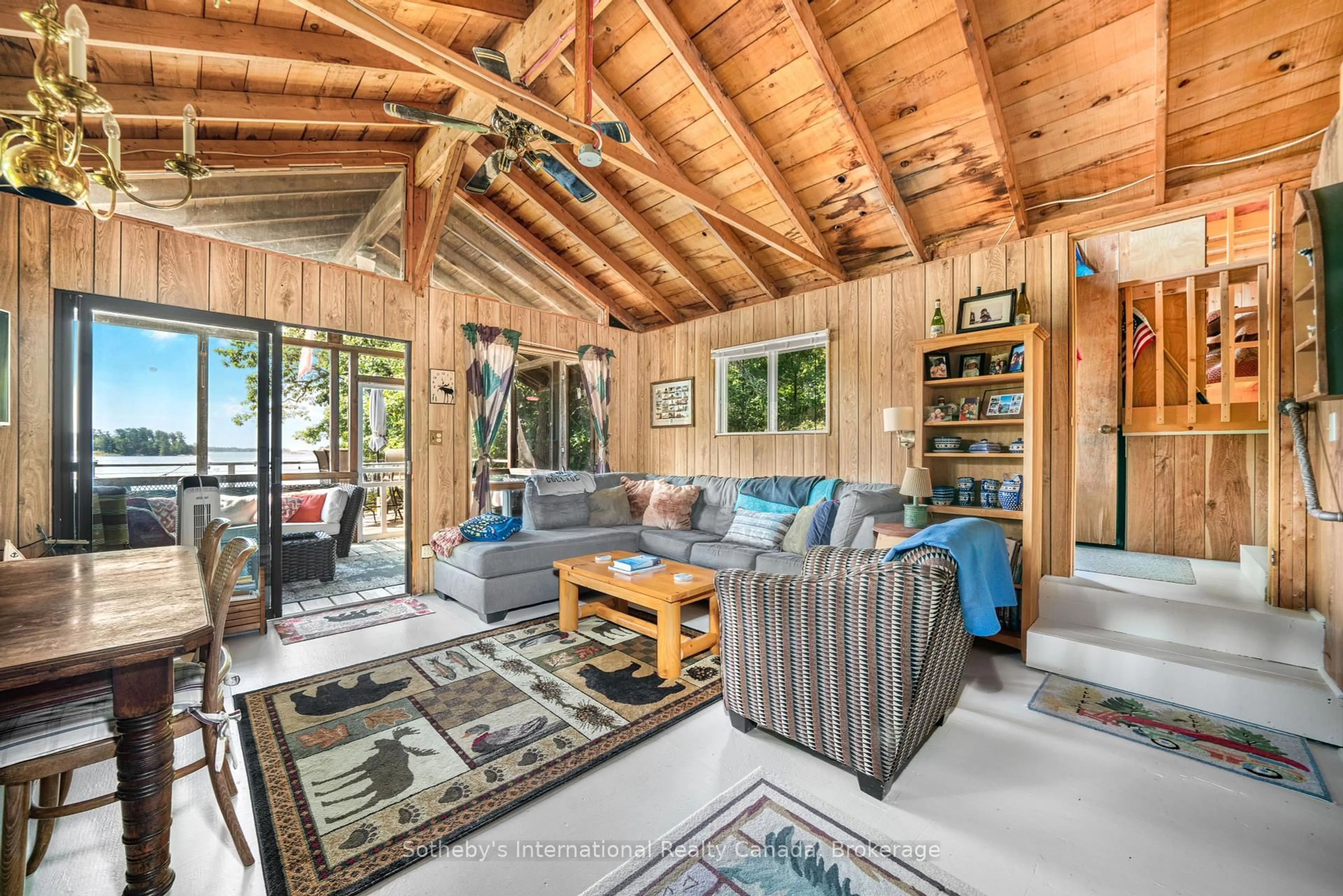 Living room with furniture, unknown for 20 A65 Island N/A, The Archipelago Ontario P0G 1G0