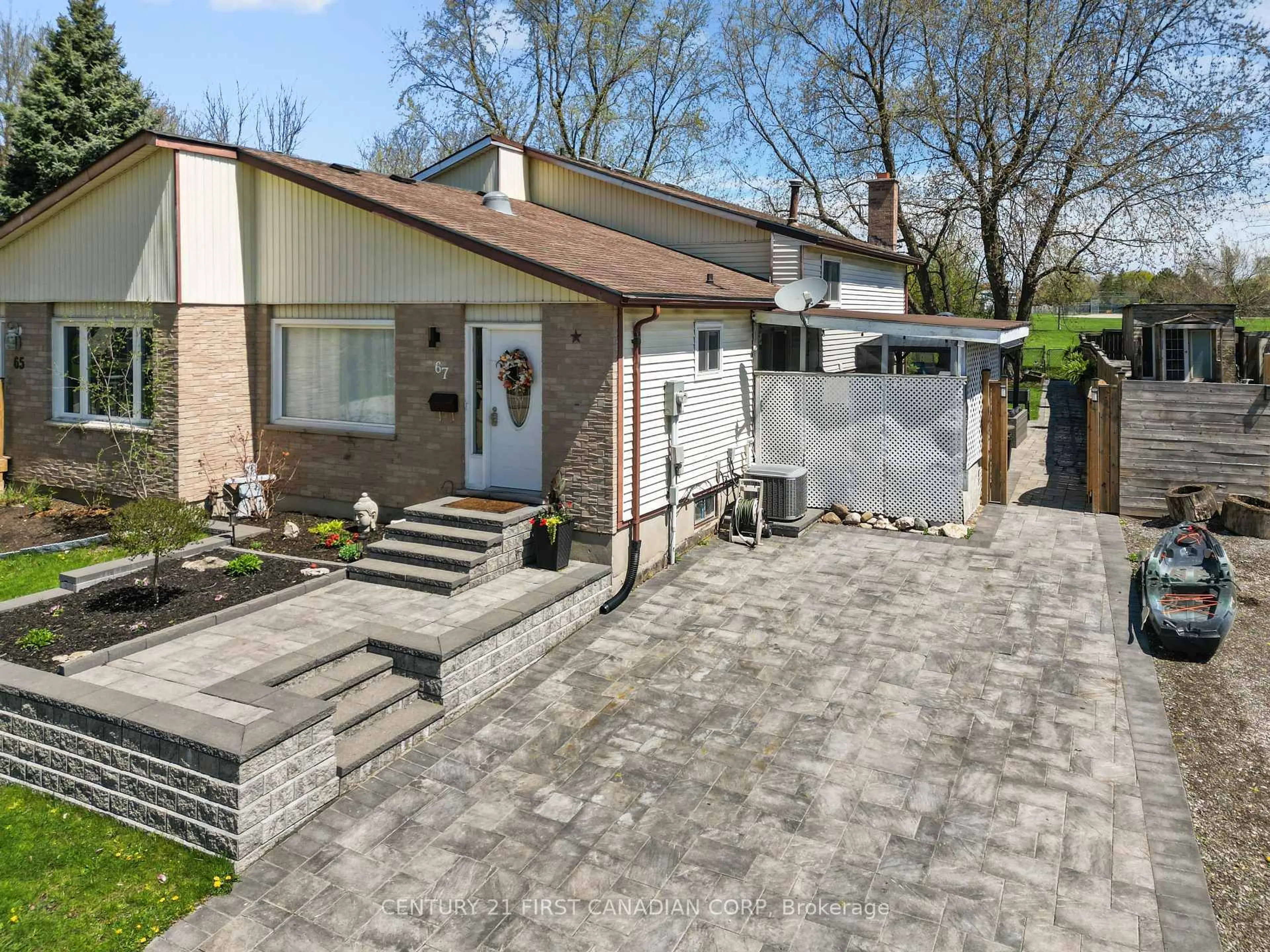 Home with brick exterior material, street for 67 Adswood Rd, London South Ontario N6E 2W2