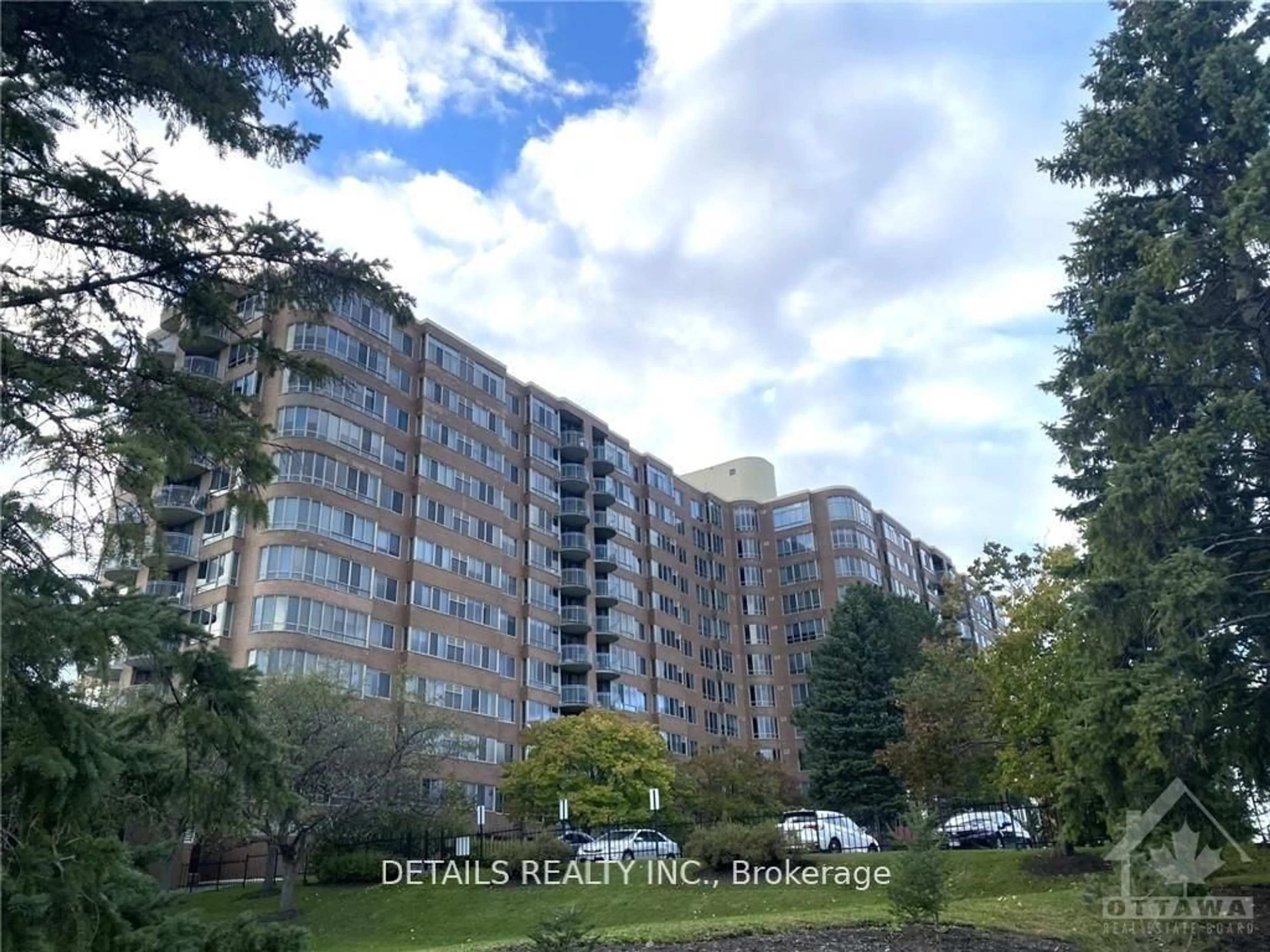 A pic from outside/outdoor area/front of a property/back of a property/a pic from drone, unknown for 100 Grant Carman Dr #709, Ottawa Ontario K2E 8B8