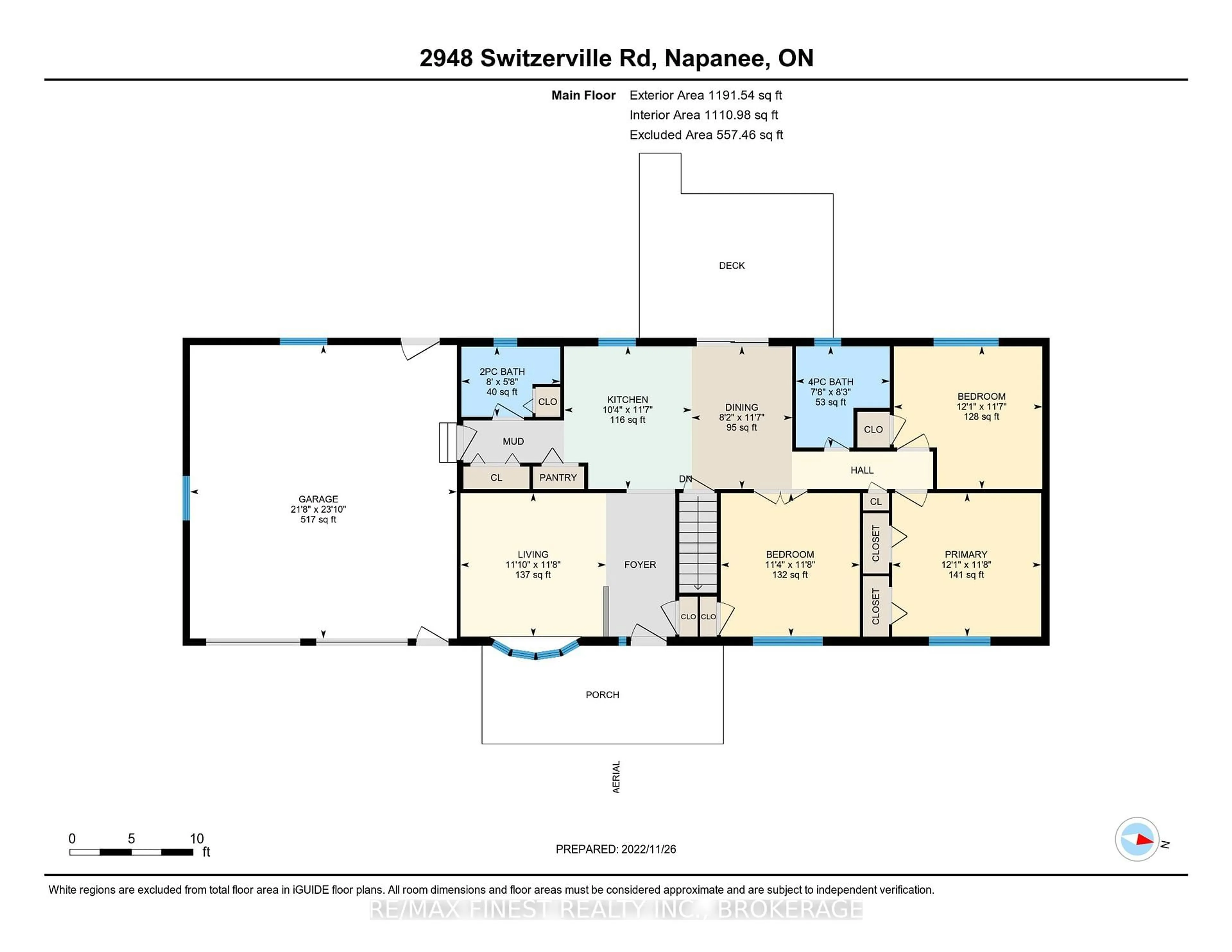 Floor plan for 2948 Switzerville Rd, Napanee Ontario K7R 3K6