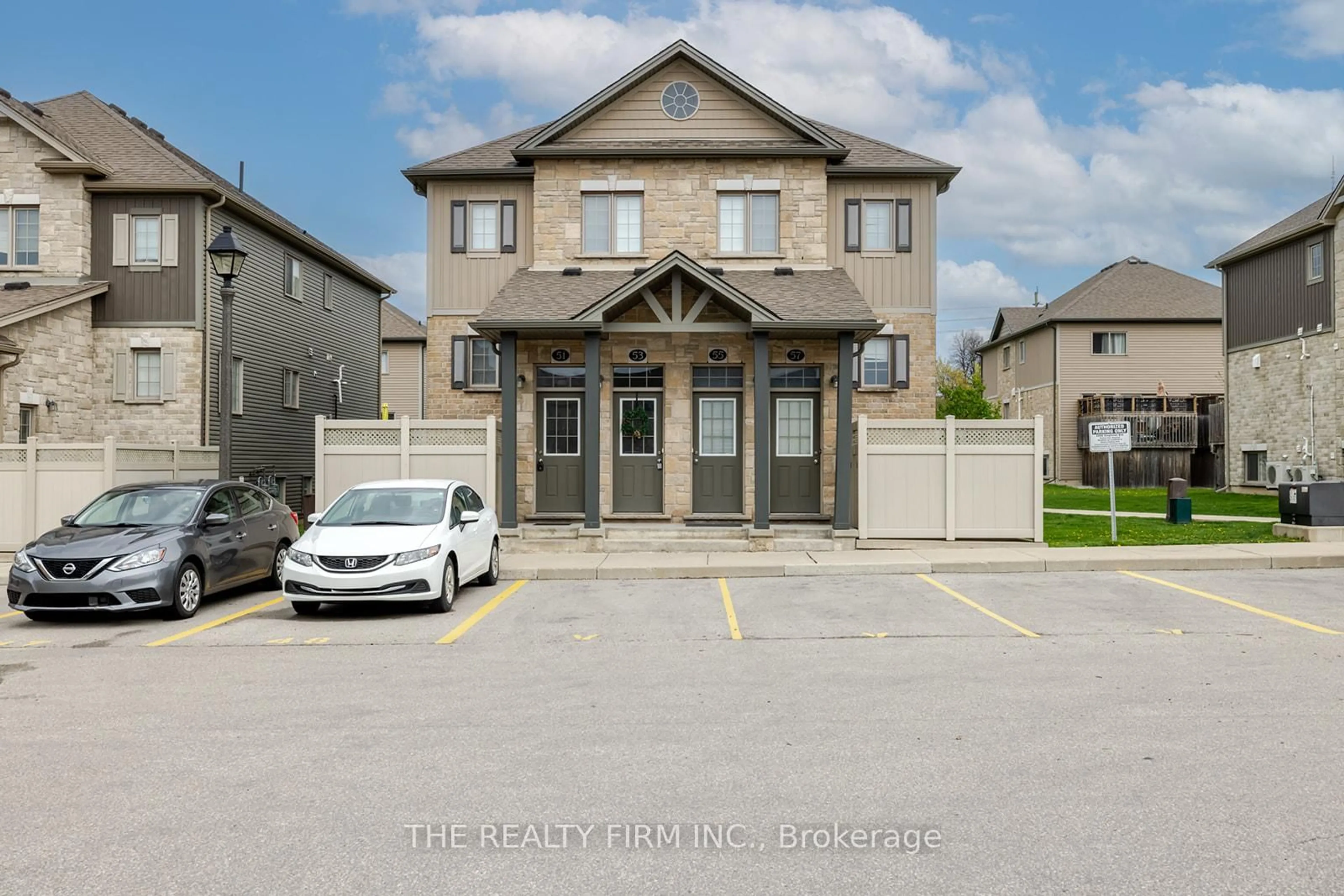 A pic from outside/outdoor area/front of a property/back of a property/a pic from drone, street for 3200 Singleton Ave #53, London South Ontario N6L 0C7