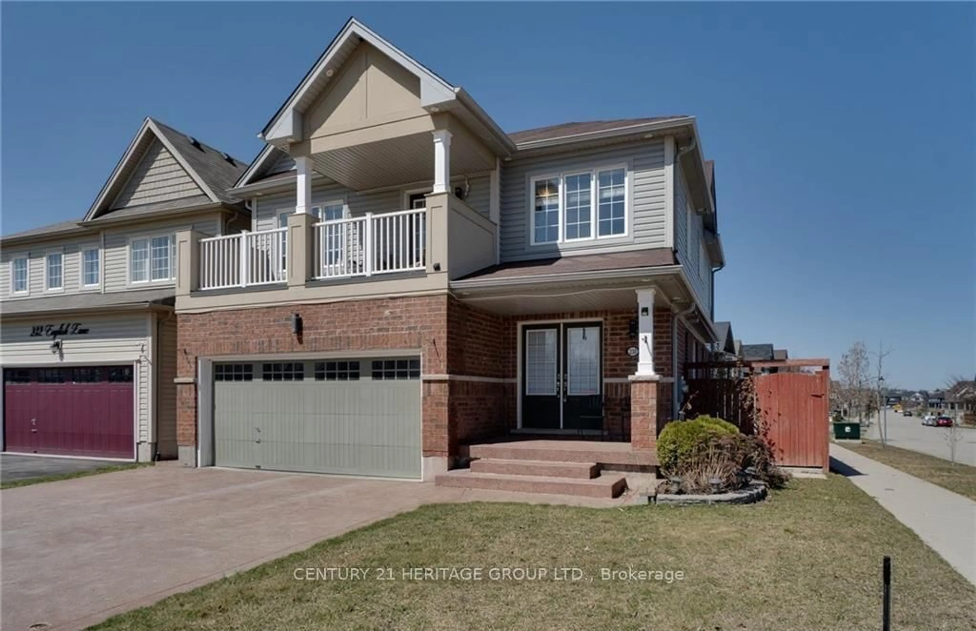 Home with brick exterior material, street for 230 English Lane, Brantford Ontario N3T 0K2