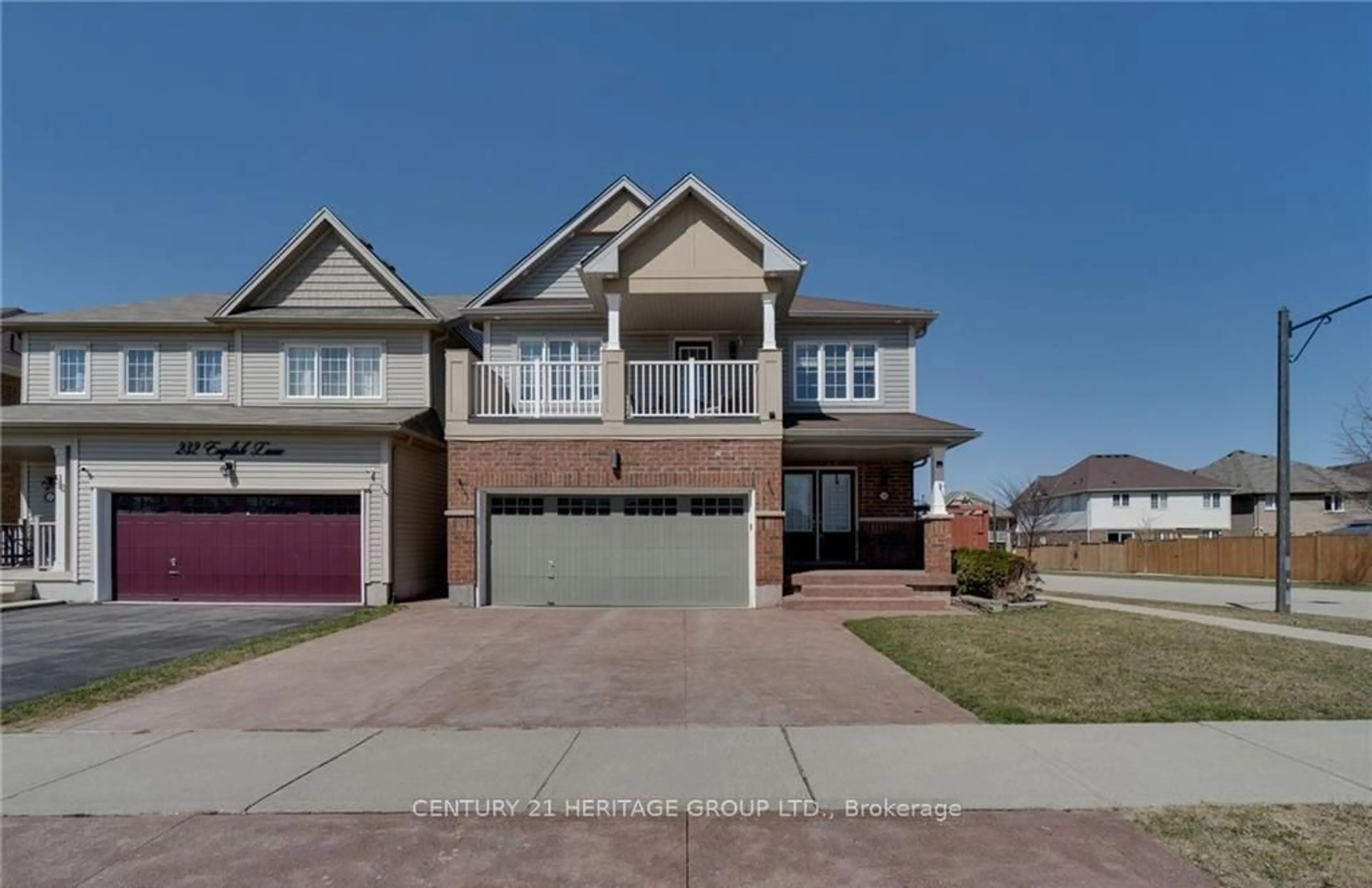 Home with brick exterior material, street for 230 English Lane, Brantford Ontario N3T 0K2